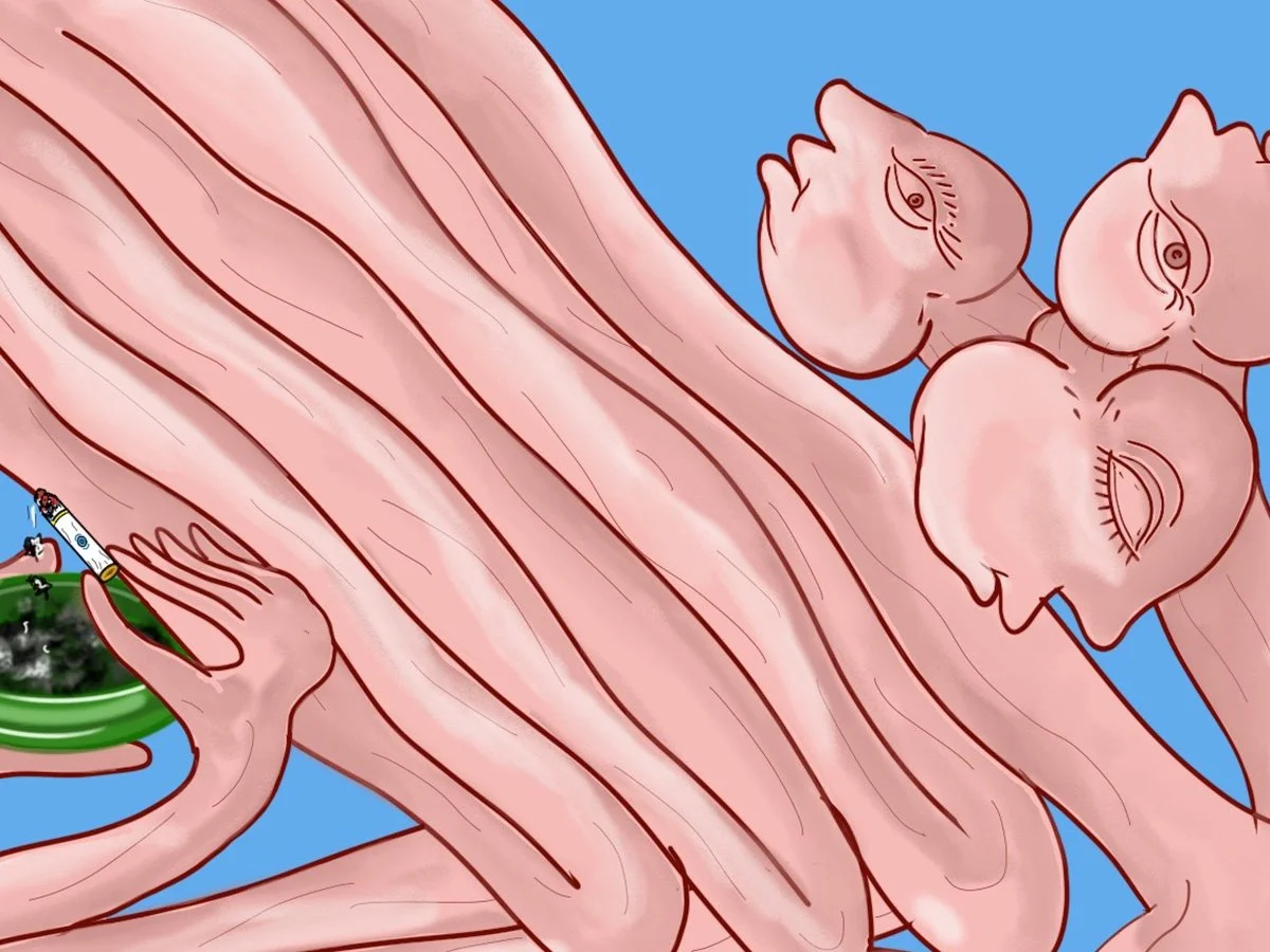 Ash in your own tray