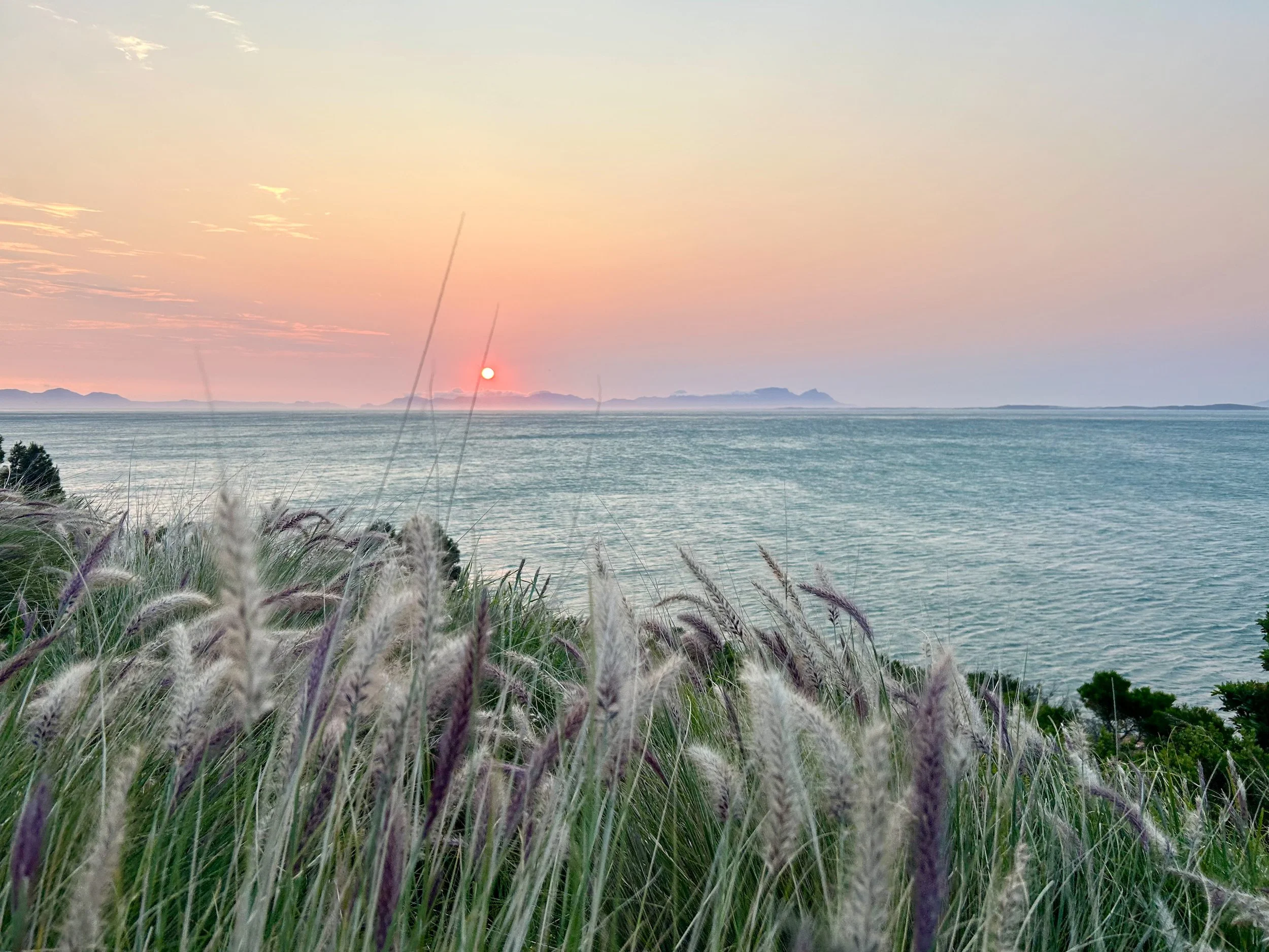 Sunset along Clarence Drive