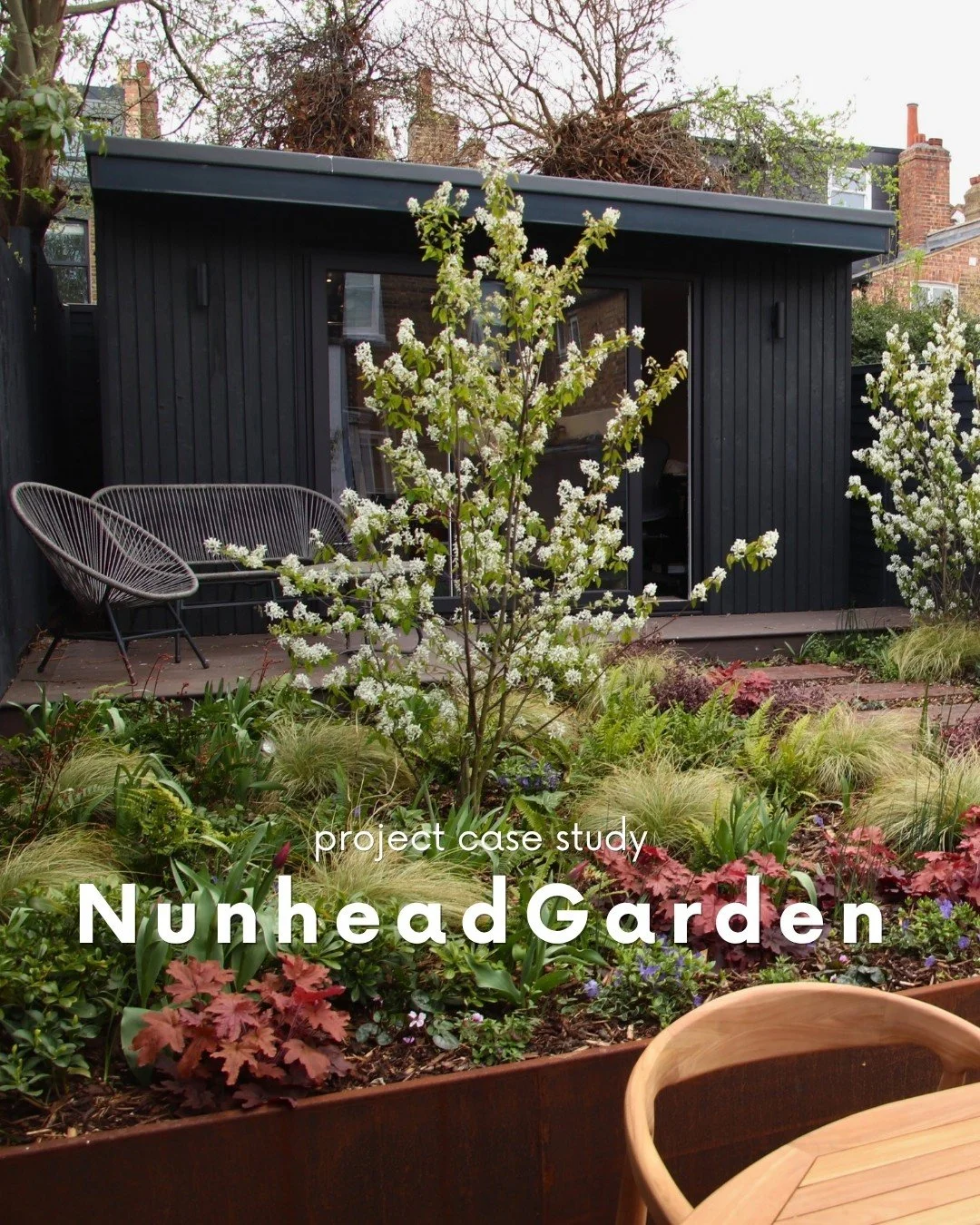 A closer look at Nunhead Garden...

This project began as a long, disjointed space with limited light and little connection between the lower and upper areas. The aim was to create something more cohesive &mdash; a garden that feels easy to move thro