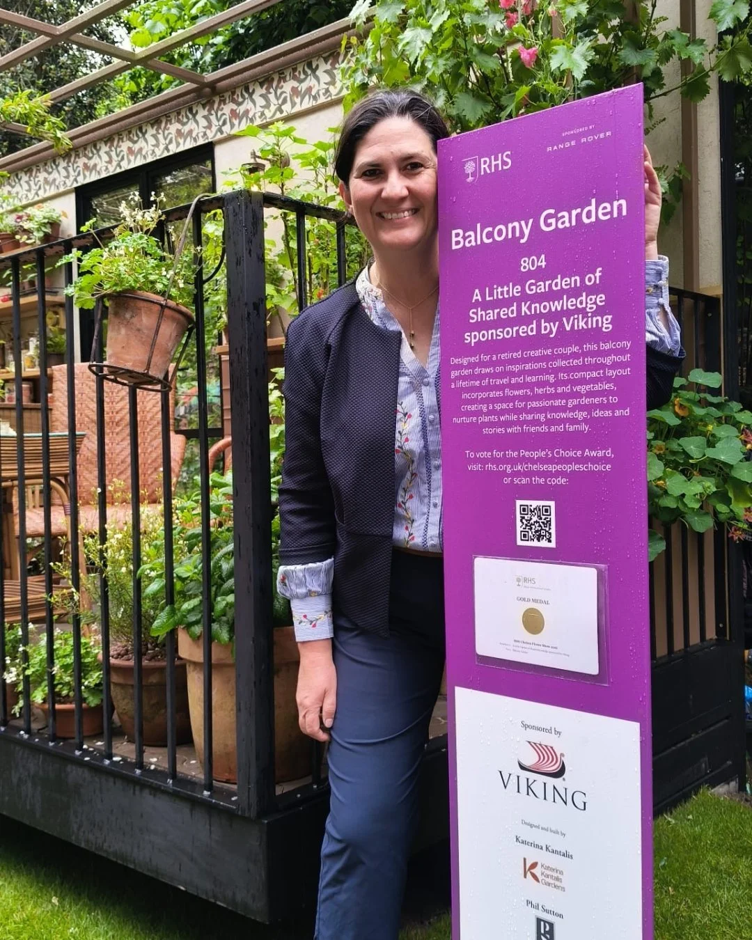We got Gold! 

A Little Garden of Shared Knowledge, sponsored by @vikingcruises - awarded a Gold Medal at the RHS Chelsea Flower Show 2026.

I'm completely overwhelmed and so incredibly proud. This garden has been months in the making - every plant c