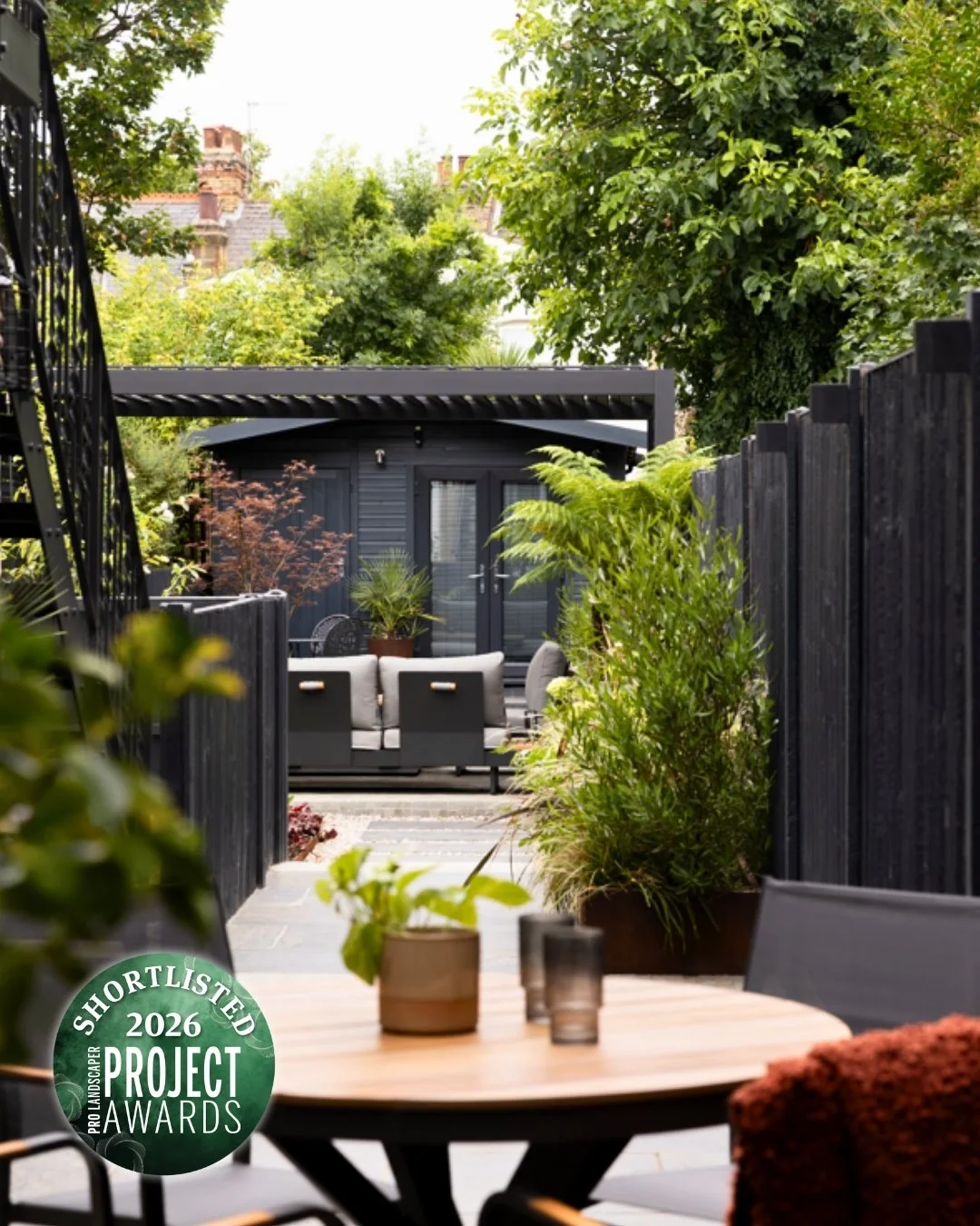 Shortlisted!

The Anerley Garden has been shortlisted for the Pro Landscaper Project Awards 2026 in the Design Under &pound;50,000 category - and we couldn't be more thrilled.

This project was a real labour of love. A long, awkward garden in South E