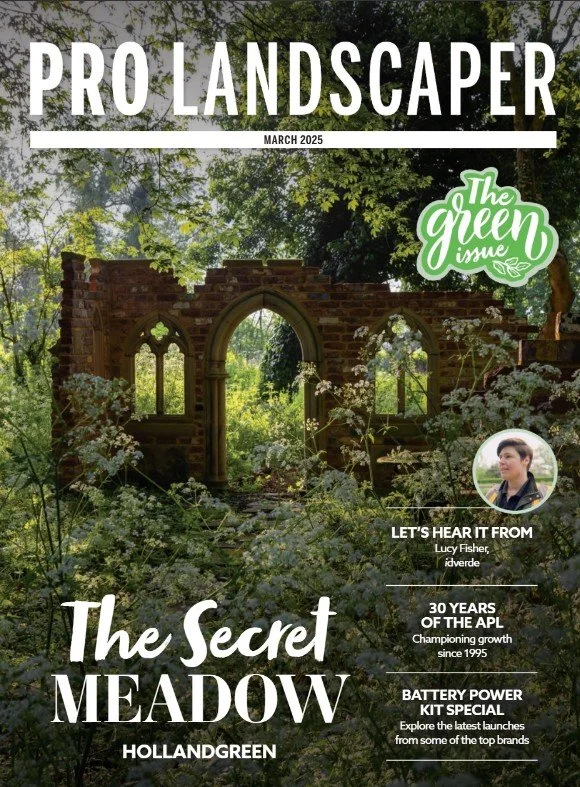 Pro Landscaper magazine, March 2025 issue, Katerina Kantalis London Garden Designer