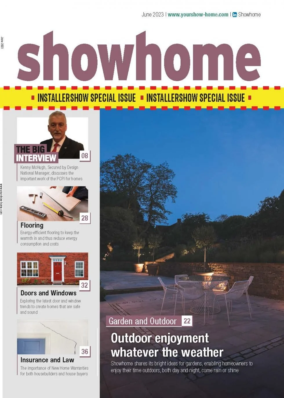 Showhome Magazine June 2023 -  Katerina Kantalis London Garden Designer