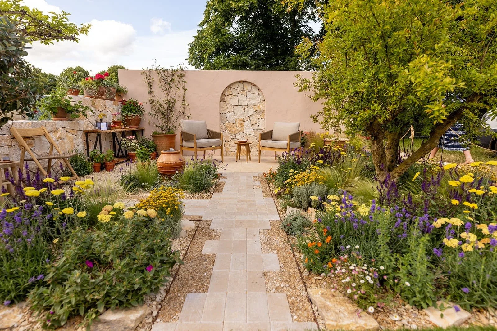 RHS Hampton Court Garden Festival Mediterranean Garden Design
