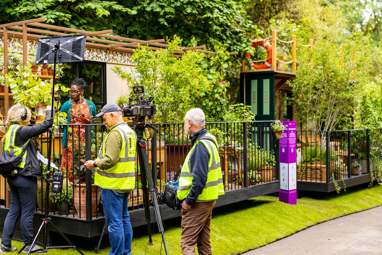 Chelsea Flower Show BBC Iplayer filming
