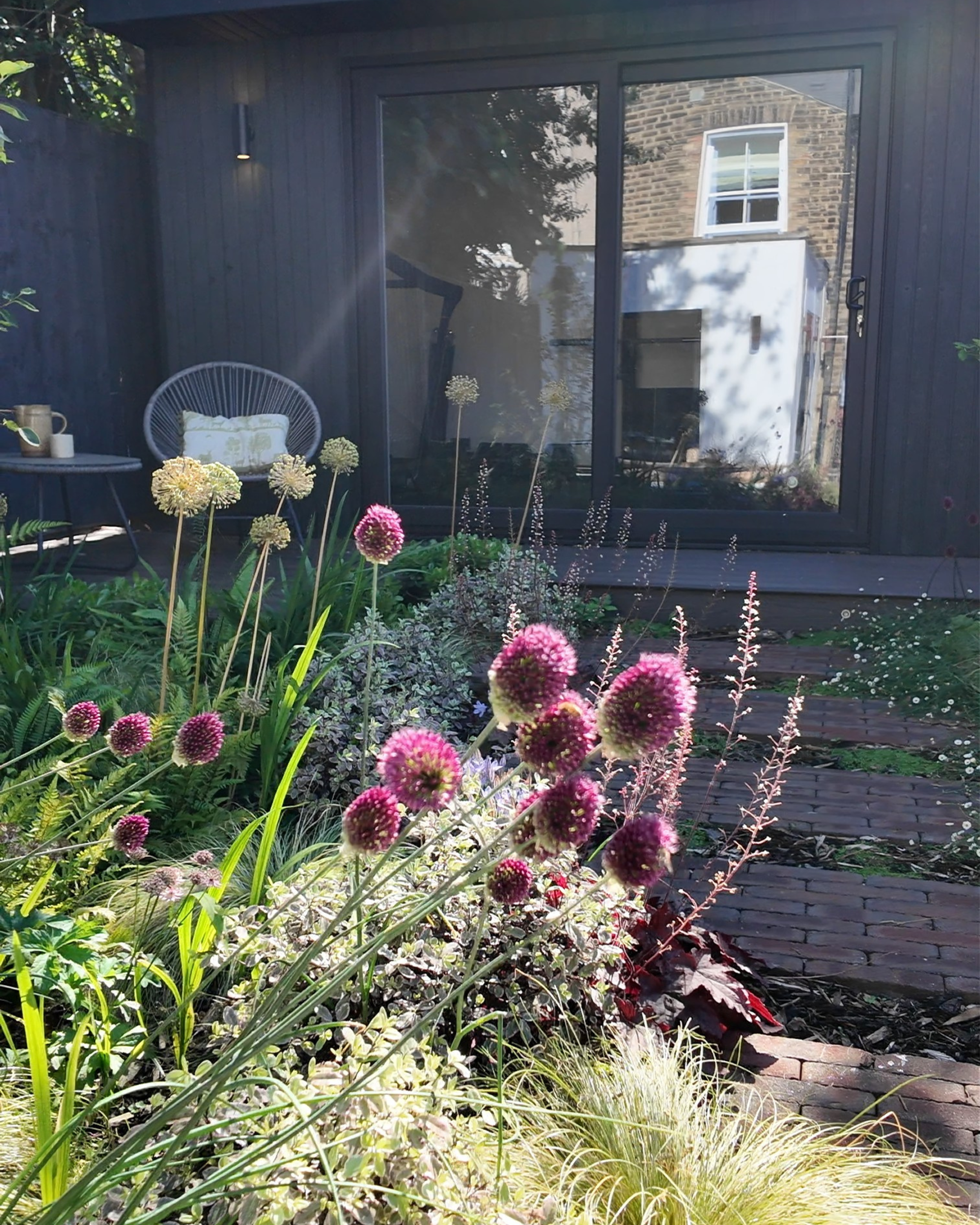 Nunhead Garden Flowers and garden room