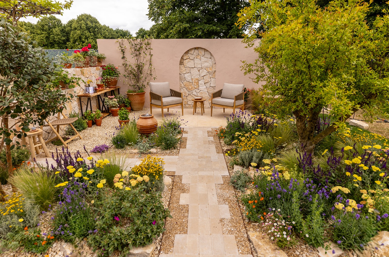 RHS Hampton Court Garden Festival Mediterranean Garden Design