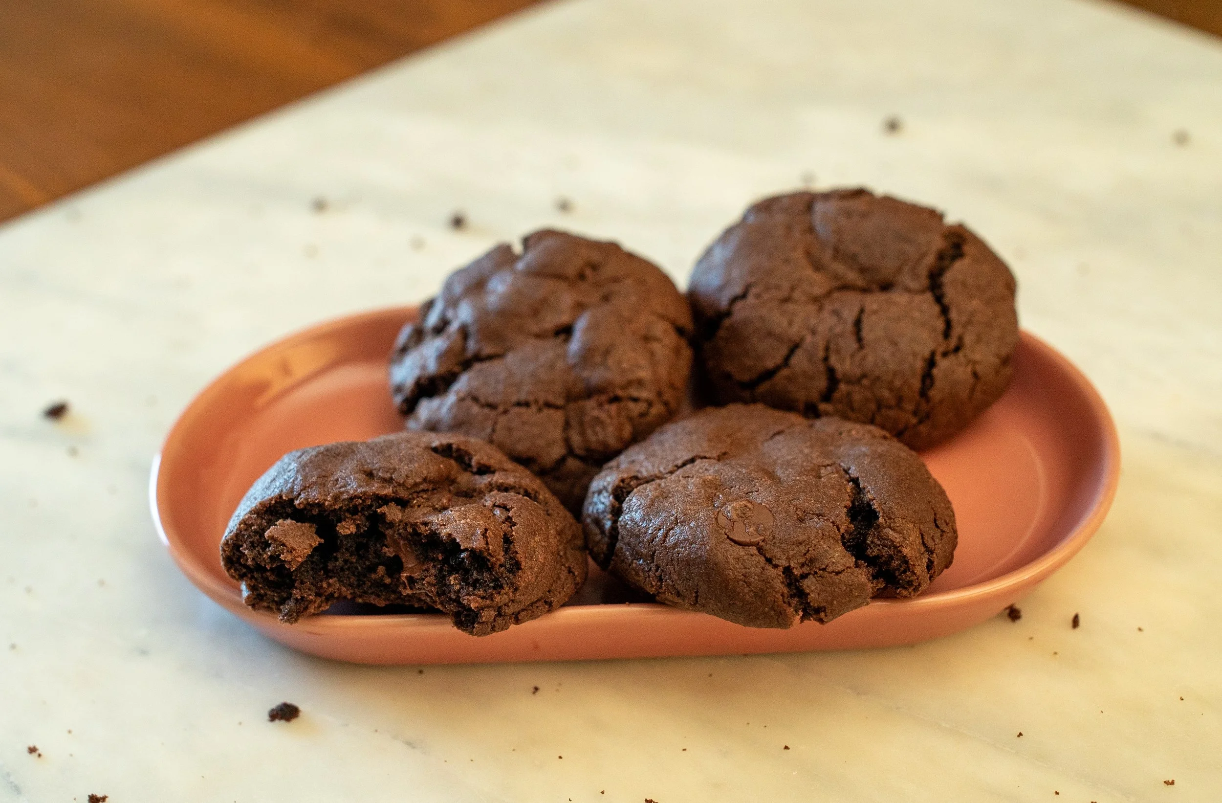 Double Chocolate Chunk Cookie --for the true chocolate people