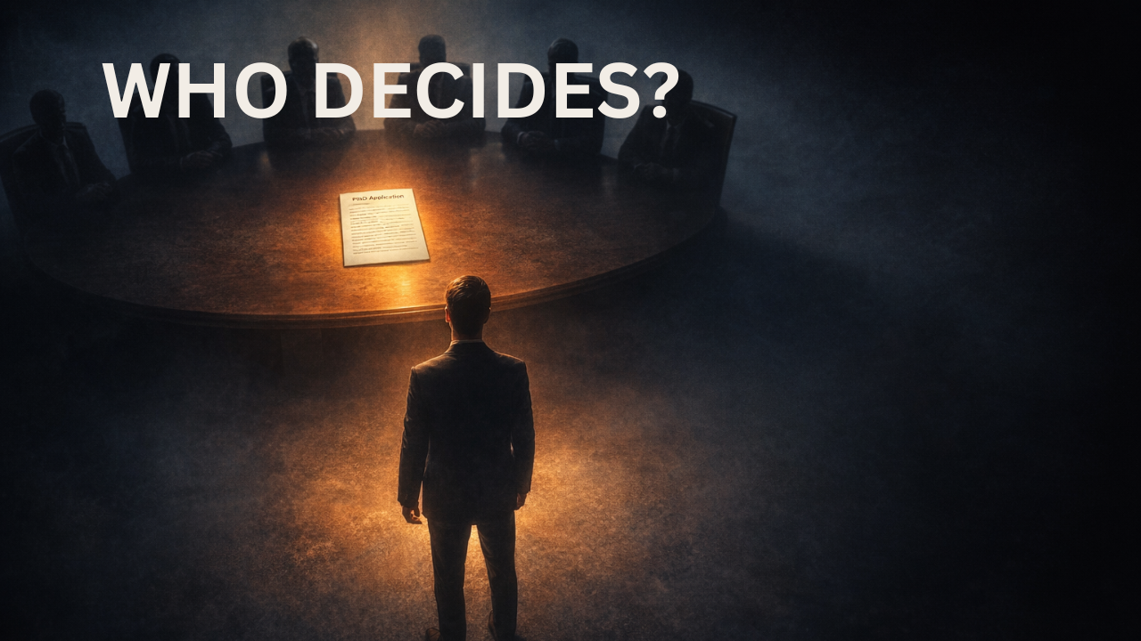 Who decides If you get in?