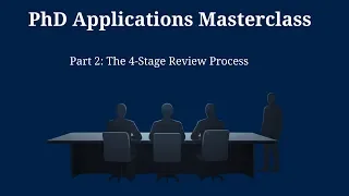 The 4 Stages of PhD Application Review 