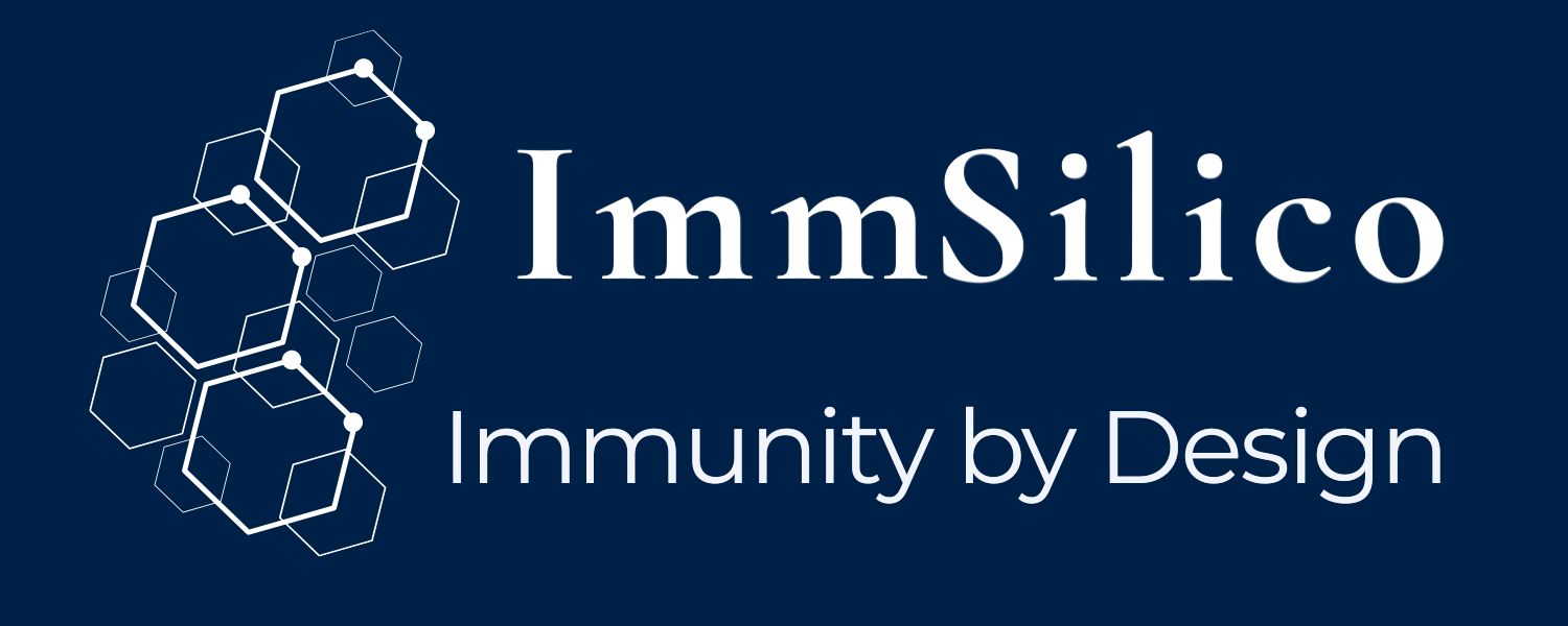 Logo of ImmSilico, a consultancy company at the intersection of immunology and AI