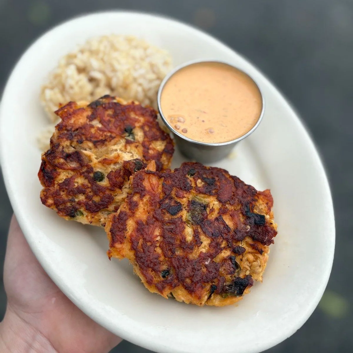 Manna&rsquo;s Lunch Specials for Monday, February 2nd!

Entrees
Salmon Croquettes  12
Turkey Reuben  10
Sweet &amp; Sour Tofu (V &amp; GF)  11
(sesame glazed tofu, white rice, cabbage slaw, pickled cucumber, carrots, &amp; jalape&ntilde;os, green oni