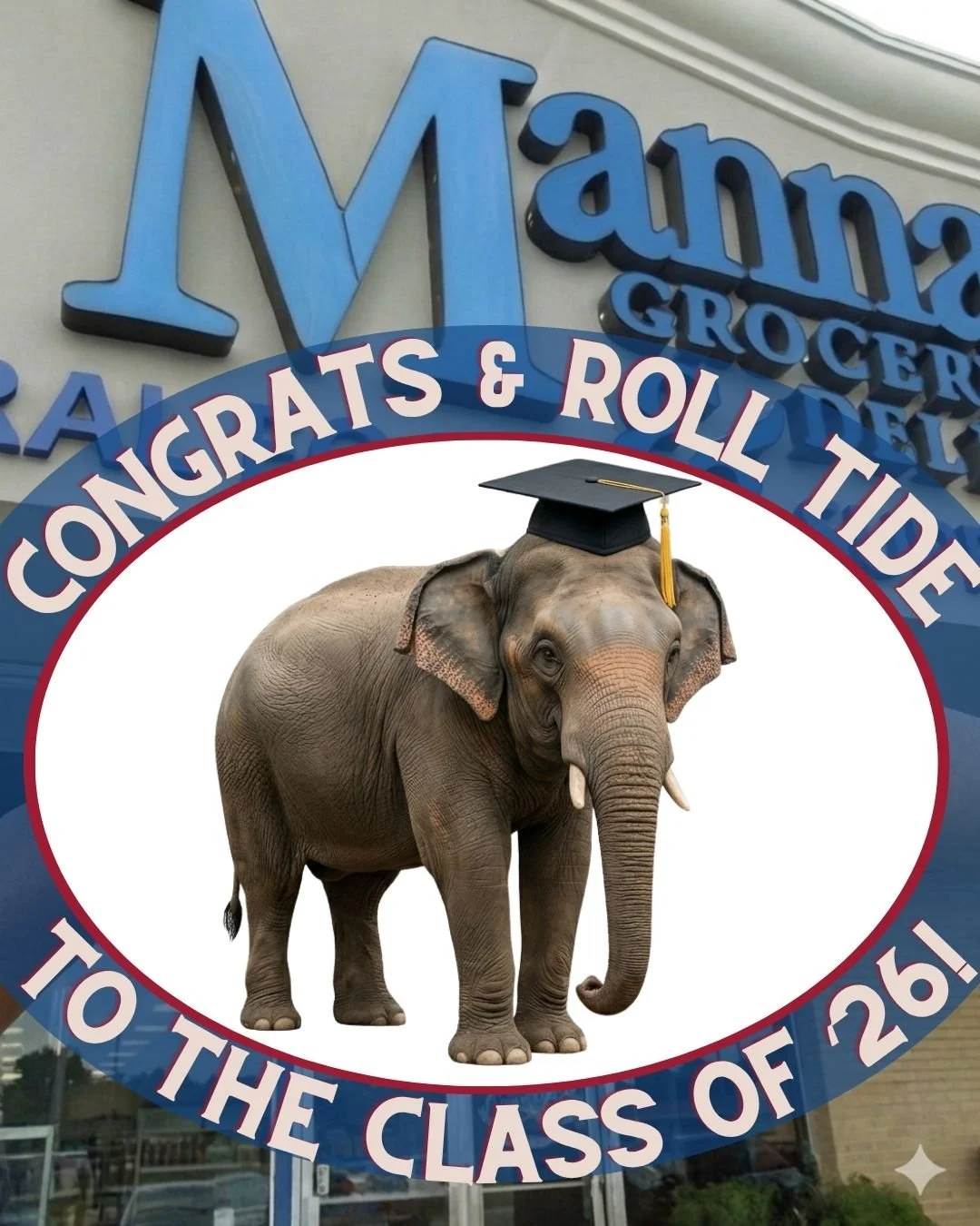 Congratulations to the Class of 2026! Let's celebrate the big day and the community that supports it. 

Friday and Saturday, customers in our loyalty program (including new signups) will get double points on all deli purchases.
AND...
Bring your grad