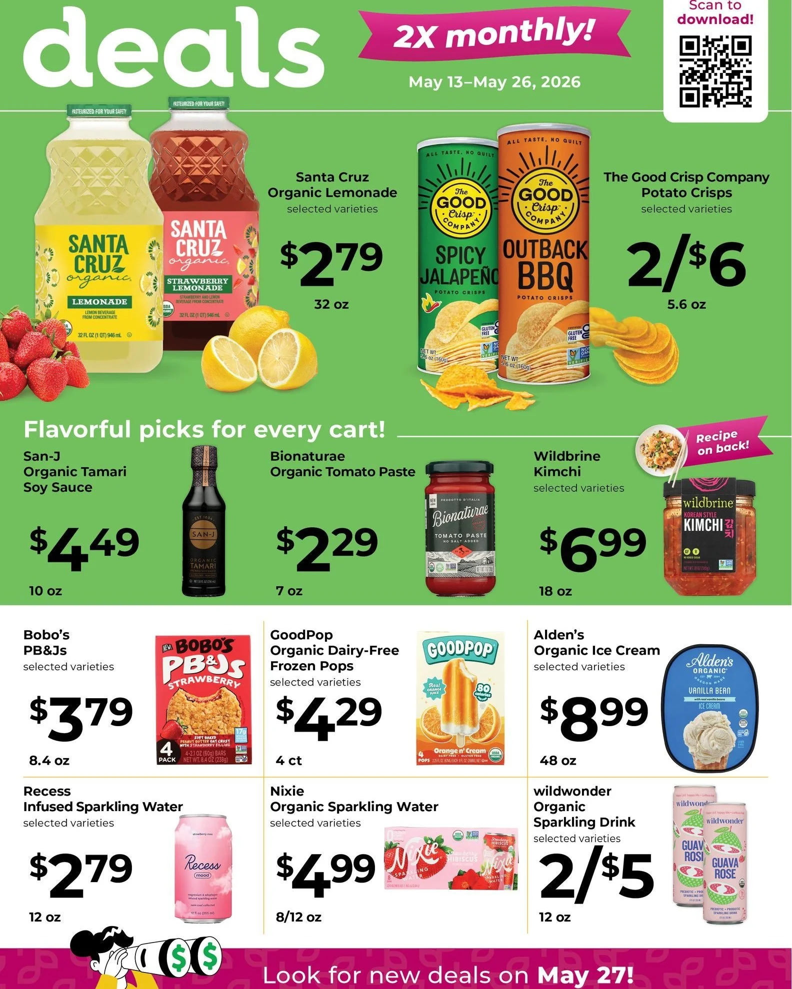 New deals are now available, and we have flavorful picks for every shopping cart! 🛒

Save on your favorite products from @santacruz, @thegoodcrisp, @wildbrine, and so many more.

Available now through 5/26!

#MannaGrocery #ShopLocal #ThoughtfulFood 