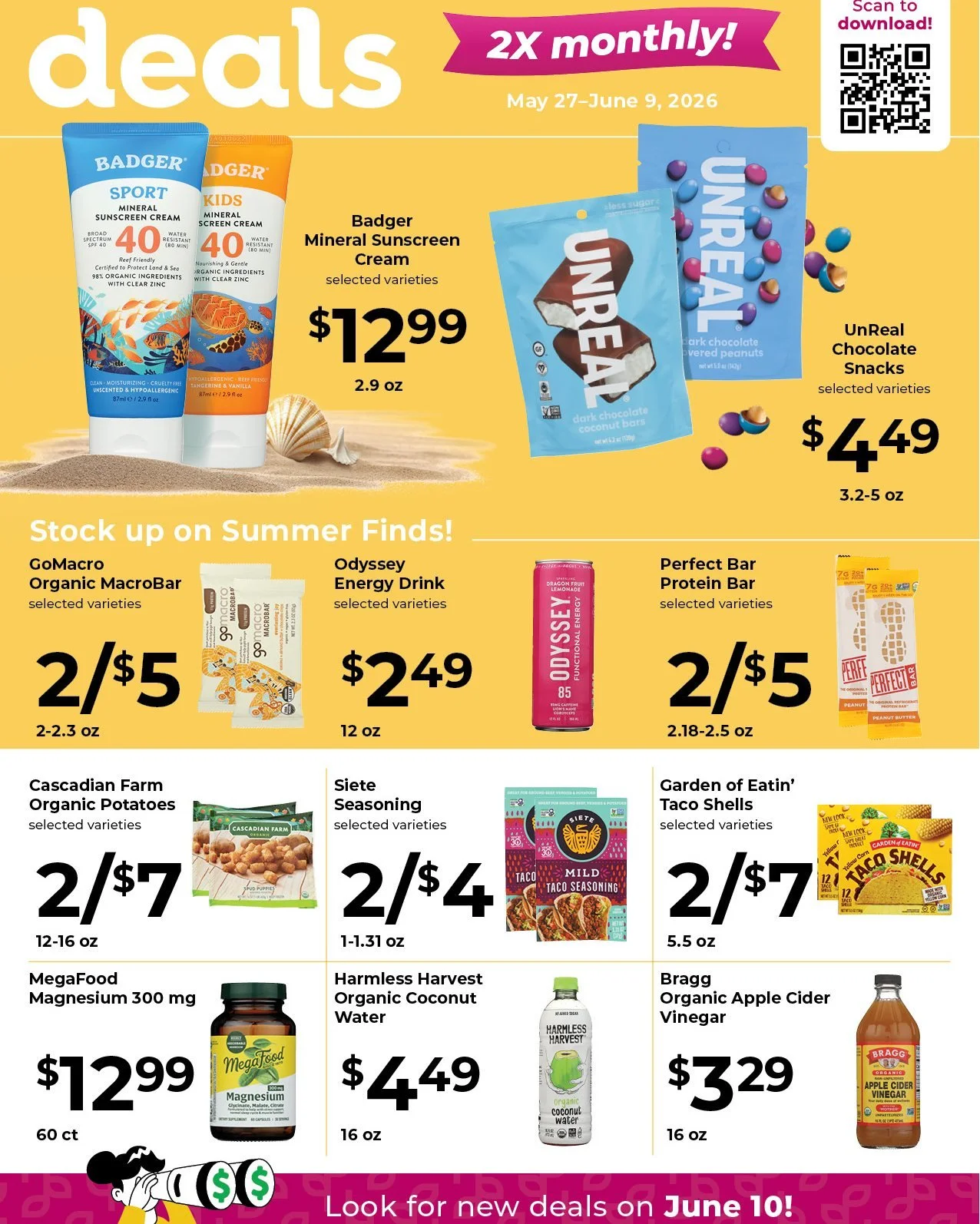 Sale alert! Stock up on summer finds! 🛒

We have a fresh batch of deals to help you welcome in the summer season. Pick up your favorites from Odyssey, @GoMacro, @PerfectBar, and more!

#MannaGrocery #ShopLocal #ThoughtfulFood #HealthyEats  #mannagro