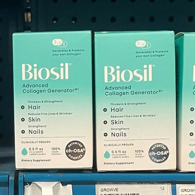 STAFF PICK! Biosil Advanced Collagen Generator. It's a 2-in-1 supplement that generates and protects your own collagen.

Our staff member loves it. &ldquo;Helps with hair growth and smoother skin!&rdquo;

**About our Staff Picks: At Manna, we careful