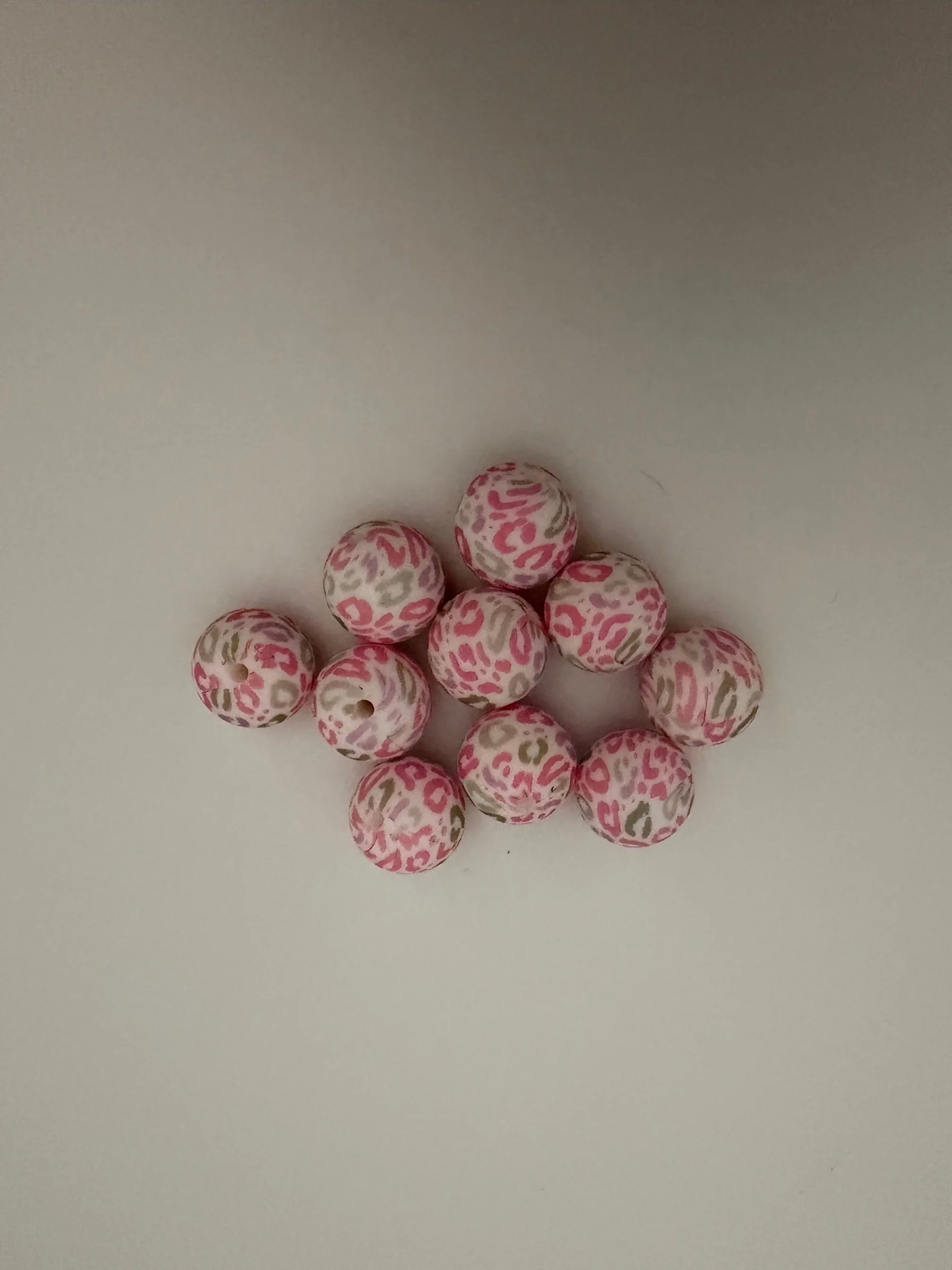 Pink and gray cheetah print