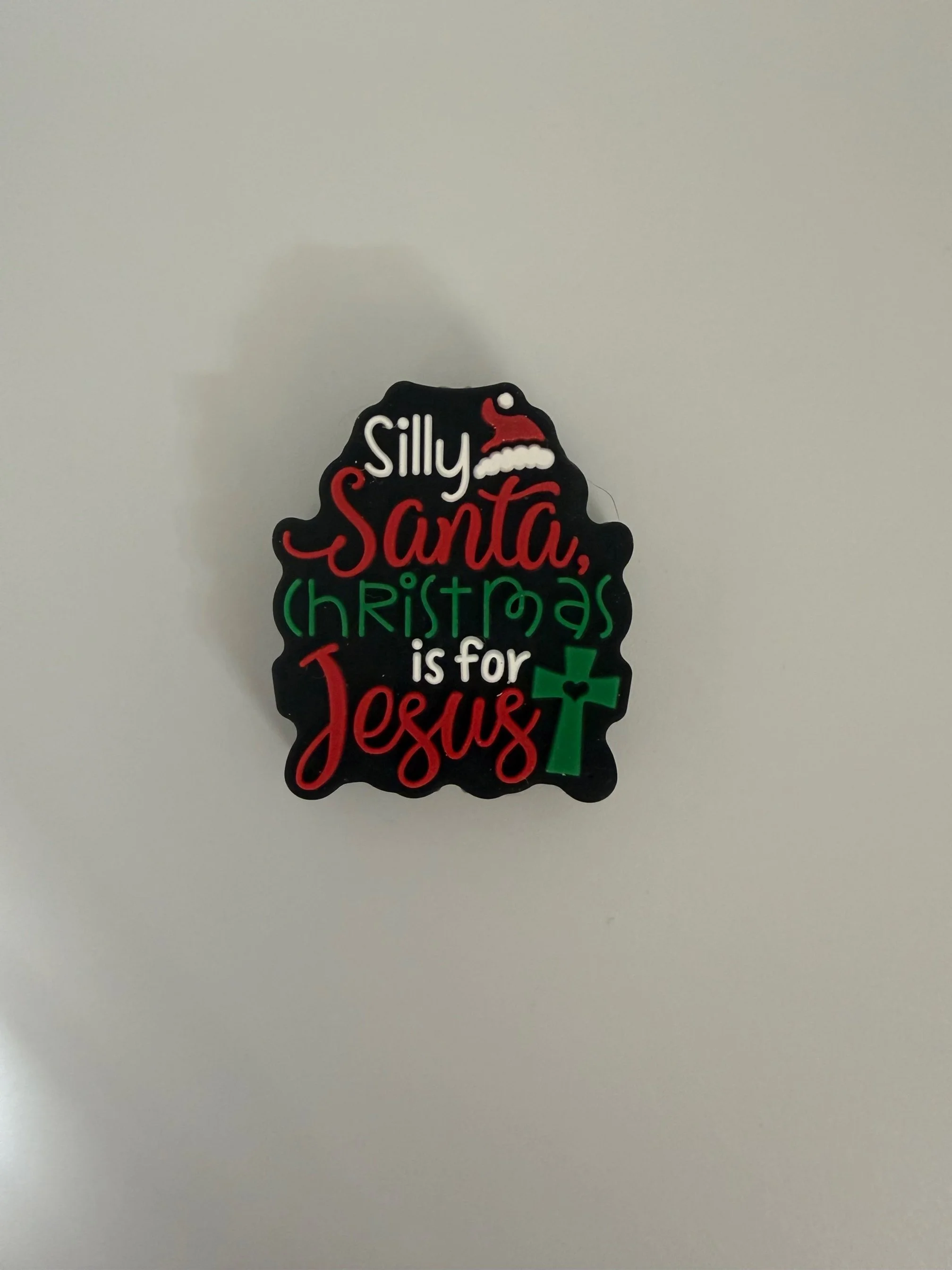 Silly santa christmas is for Jesus