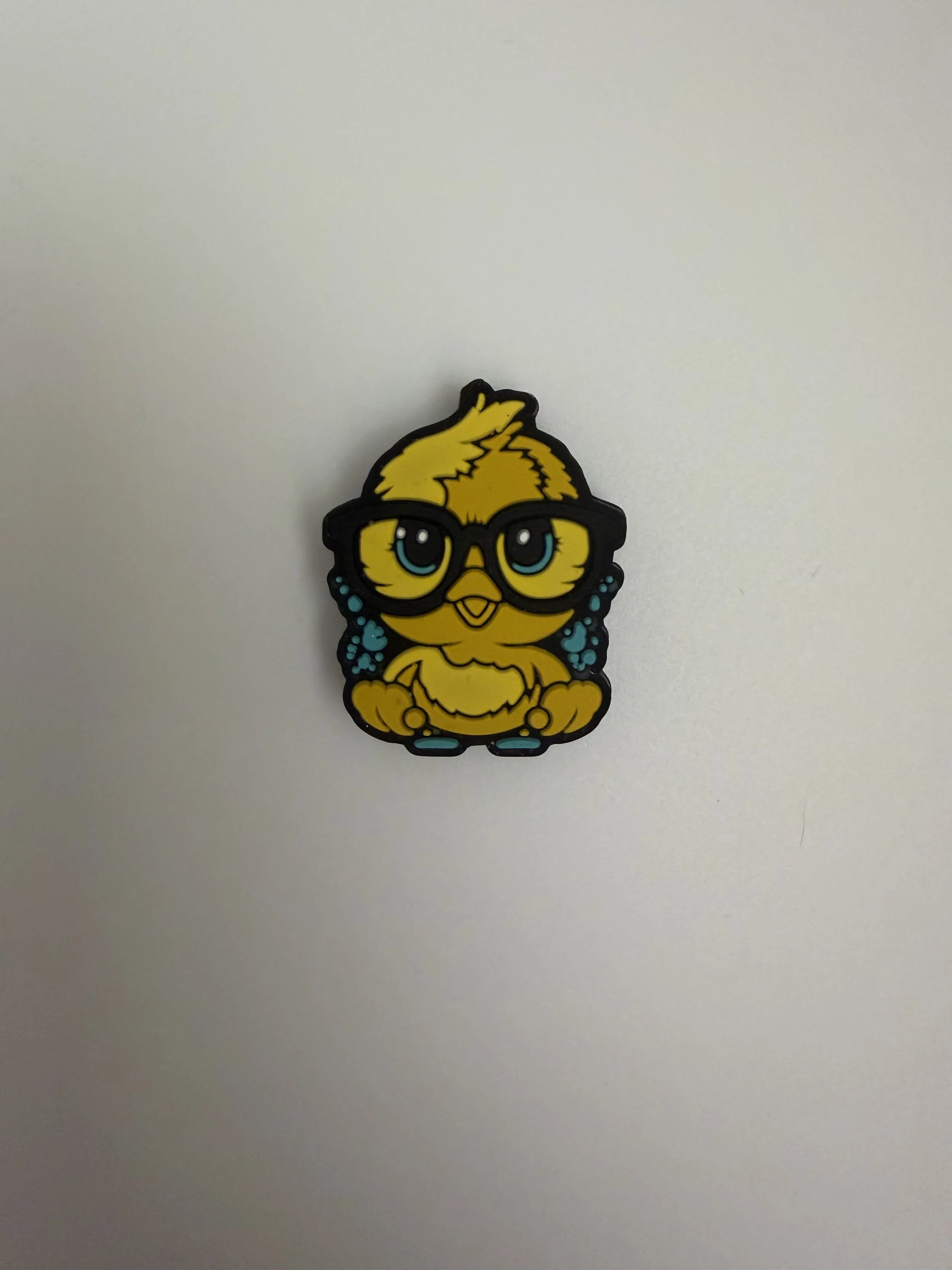 Yellow bird with glasses