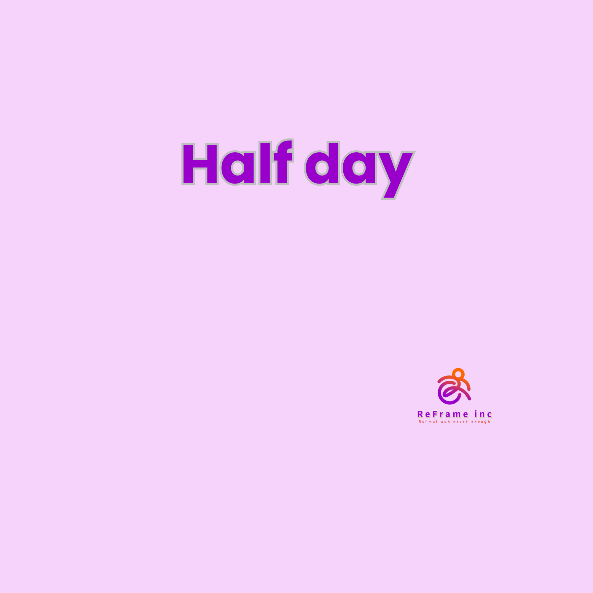 Half Day booking