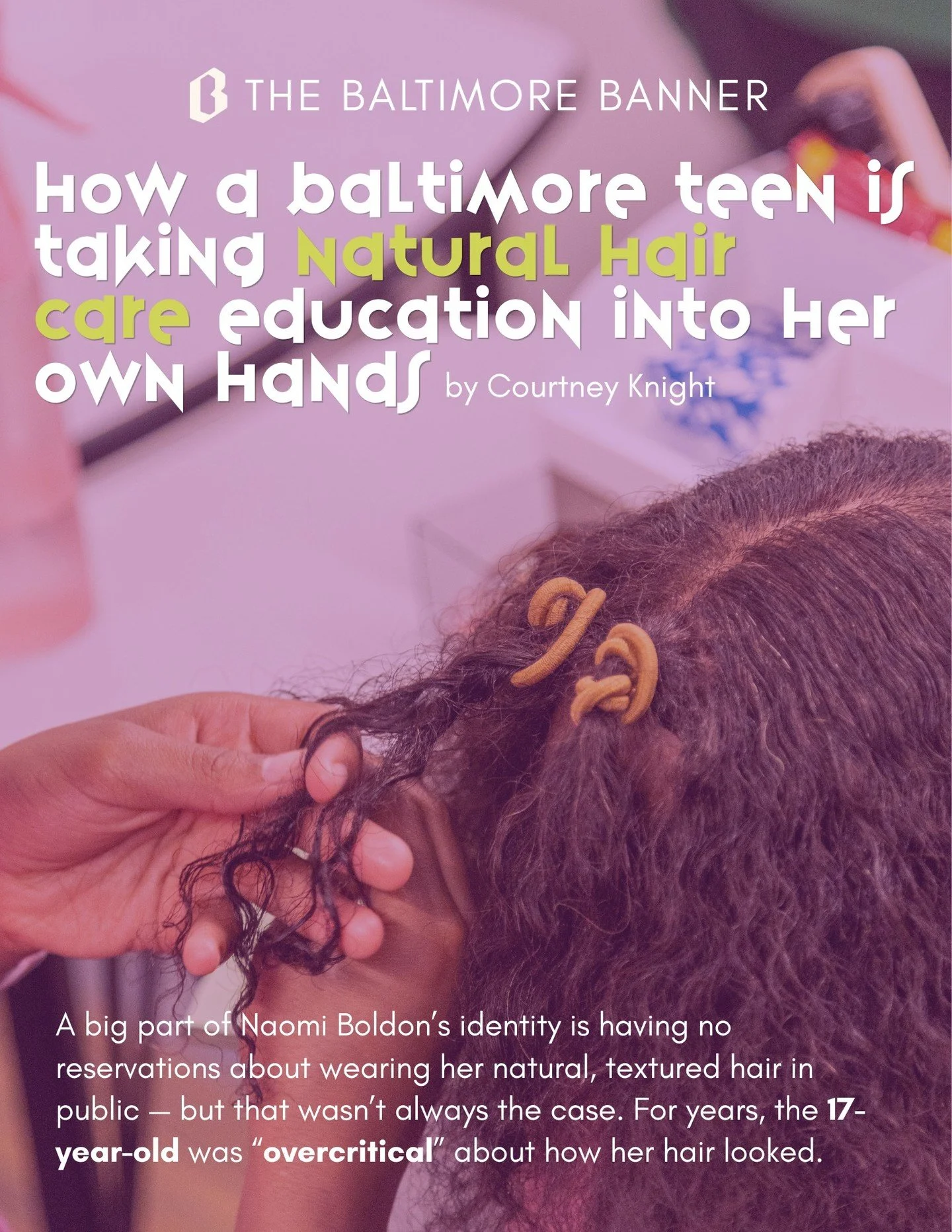 We&rsquo;re overjoyed to be spotlighted in The Baltimore Banner! 🗞️

This article showcases Embold's commitment to emboldening Black girls with the knowledge, resources, and love they deserve for their natural hair. What started as a spark in a @bal