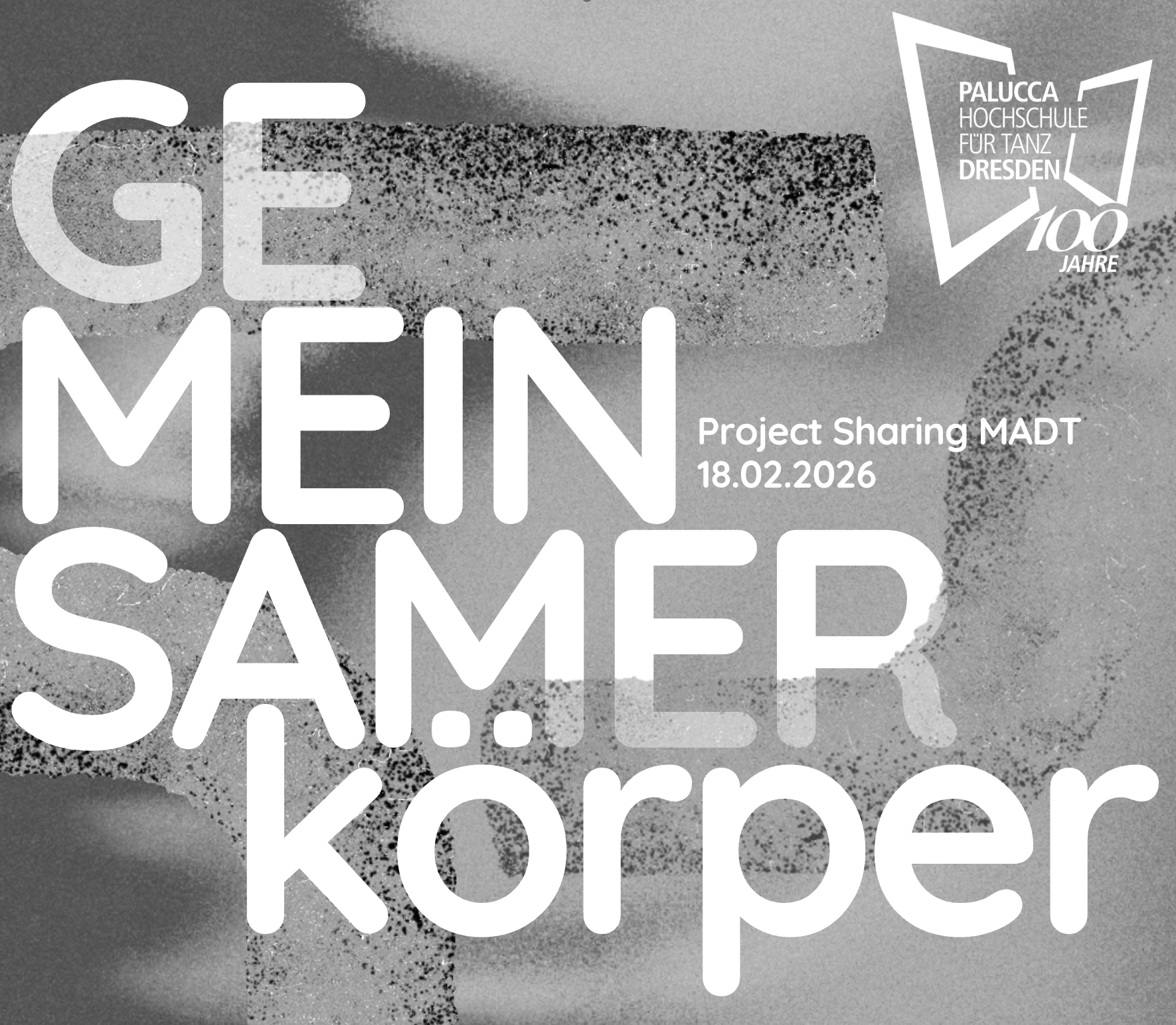 Gemeinsamer Körper - Project Sharing MADT Palucca Hochschule für Tanz Dresden