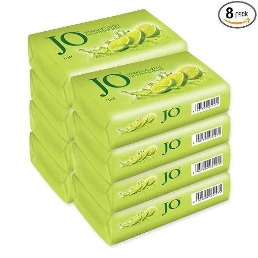 JO Lime Fresh soap bar pack with citrus lime aroma, affordable cleansing soap suitable for oily skin and daily bathing