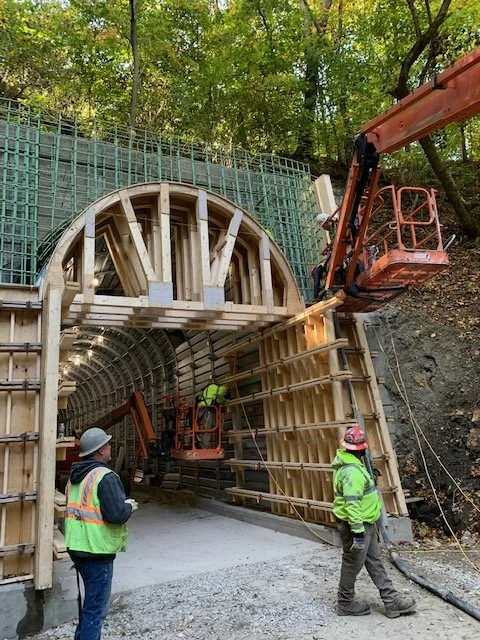 similar repairs to Greer tunnel
