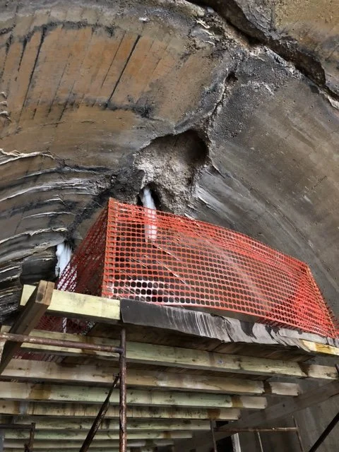 similar repairs to Greer tunnel