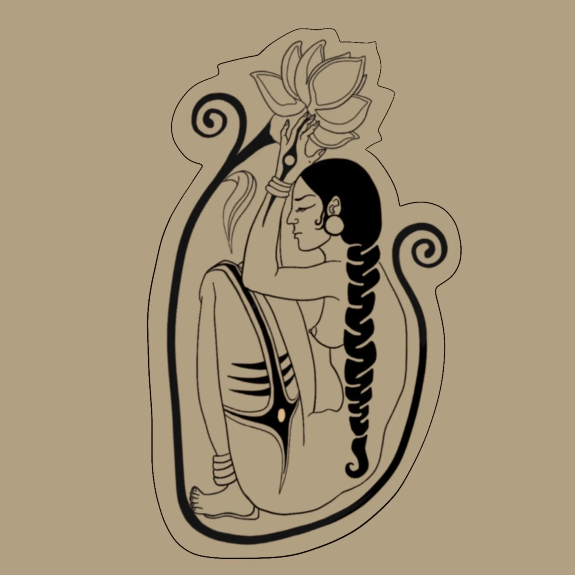 Sticker - Lotus Prayers