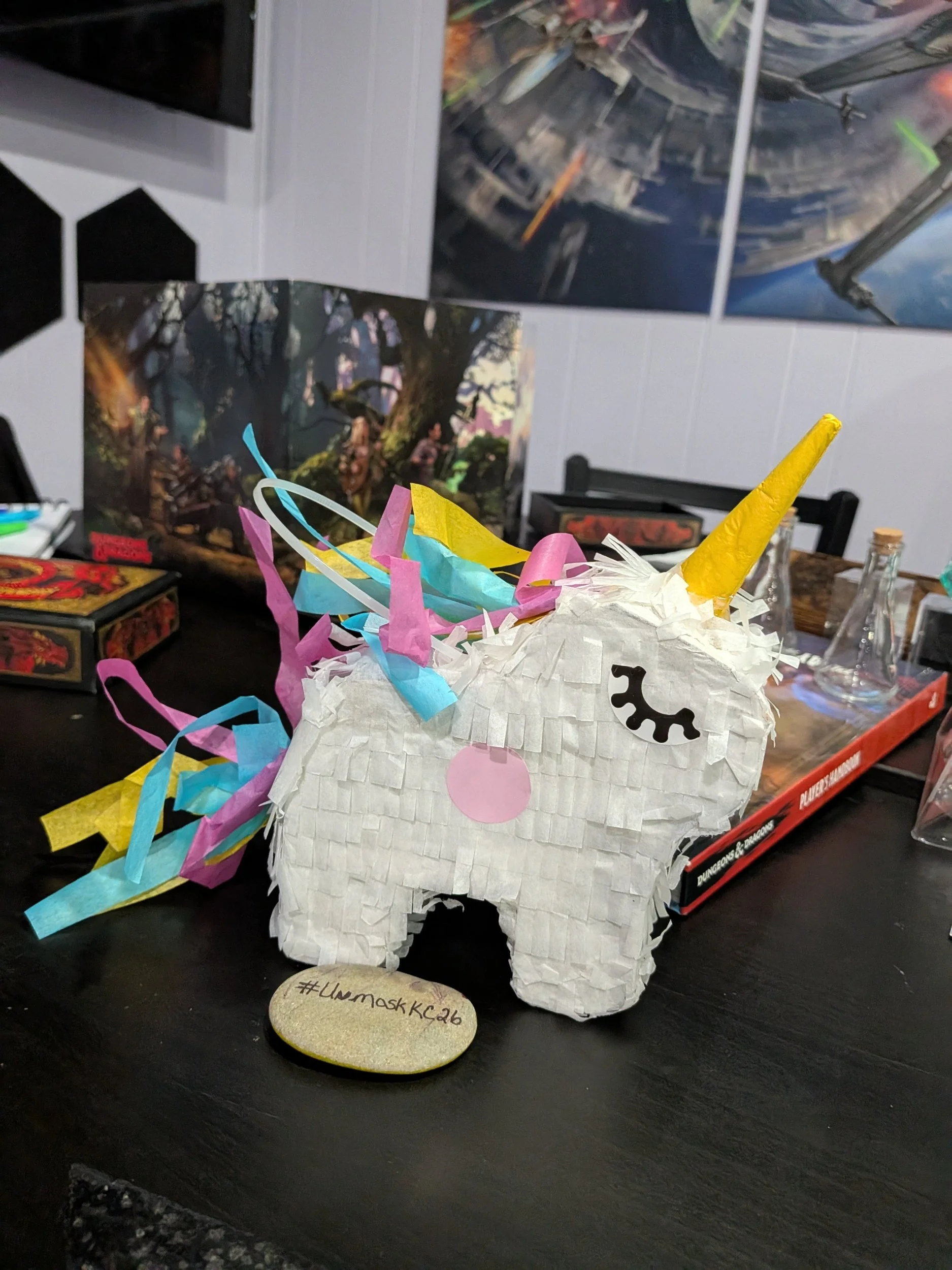 Look for for "Unofficial Unicorn Mascot" on our table to join our public events!