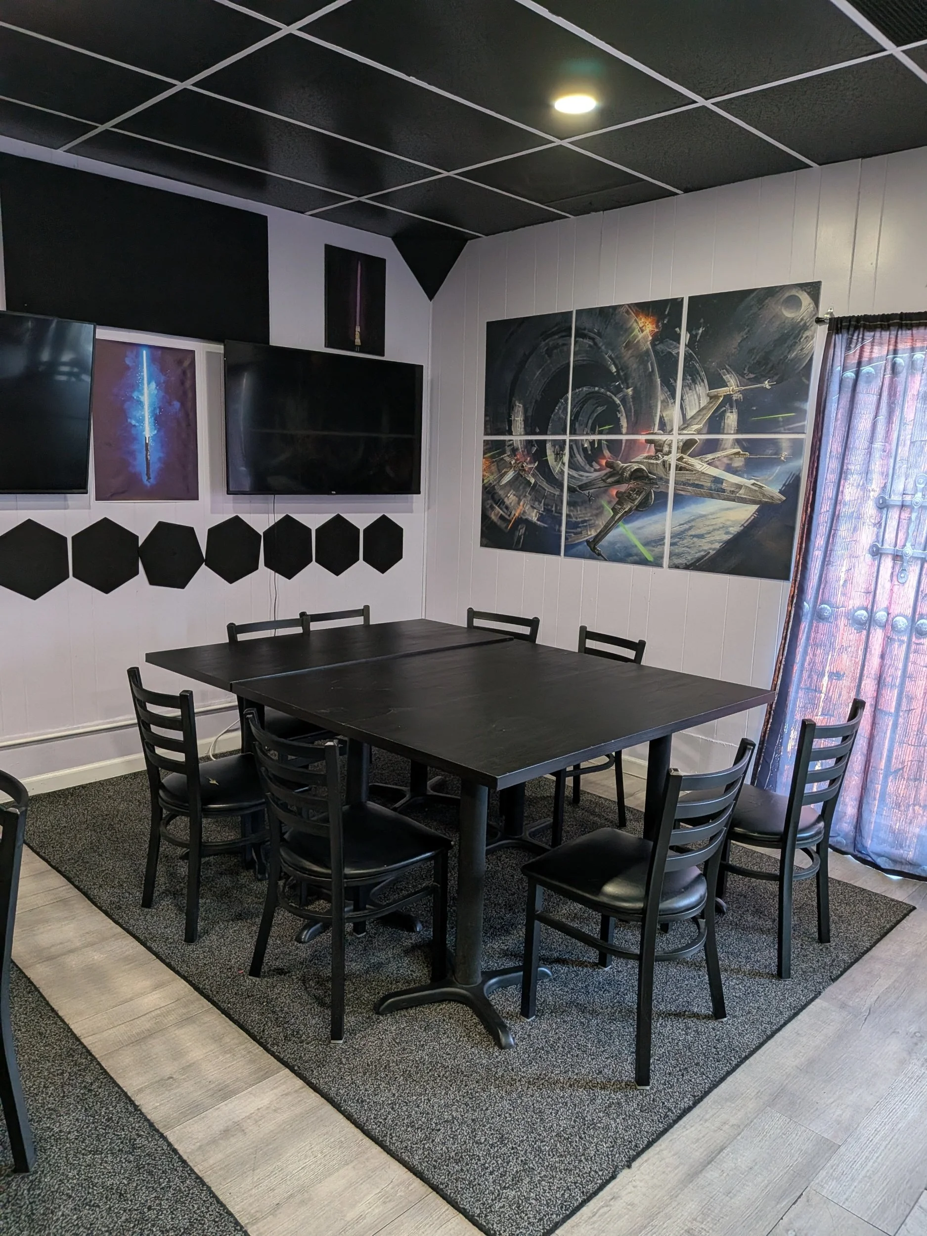 Our Monday Night Unmask and Adventure Group can be found here at Nirvana Coffee and Games