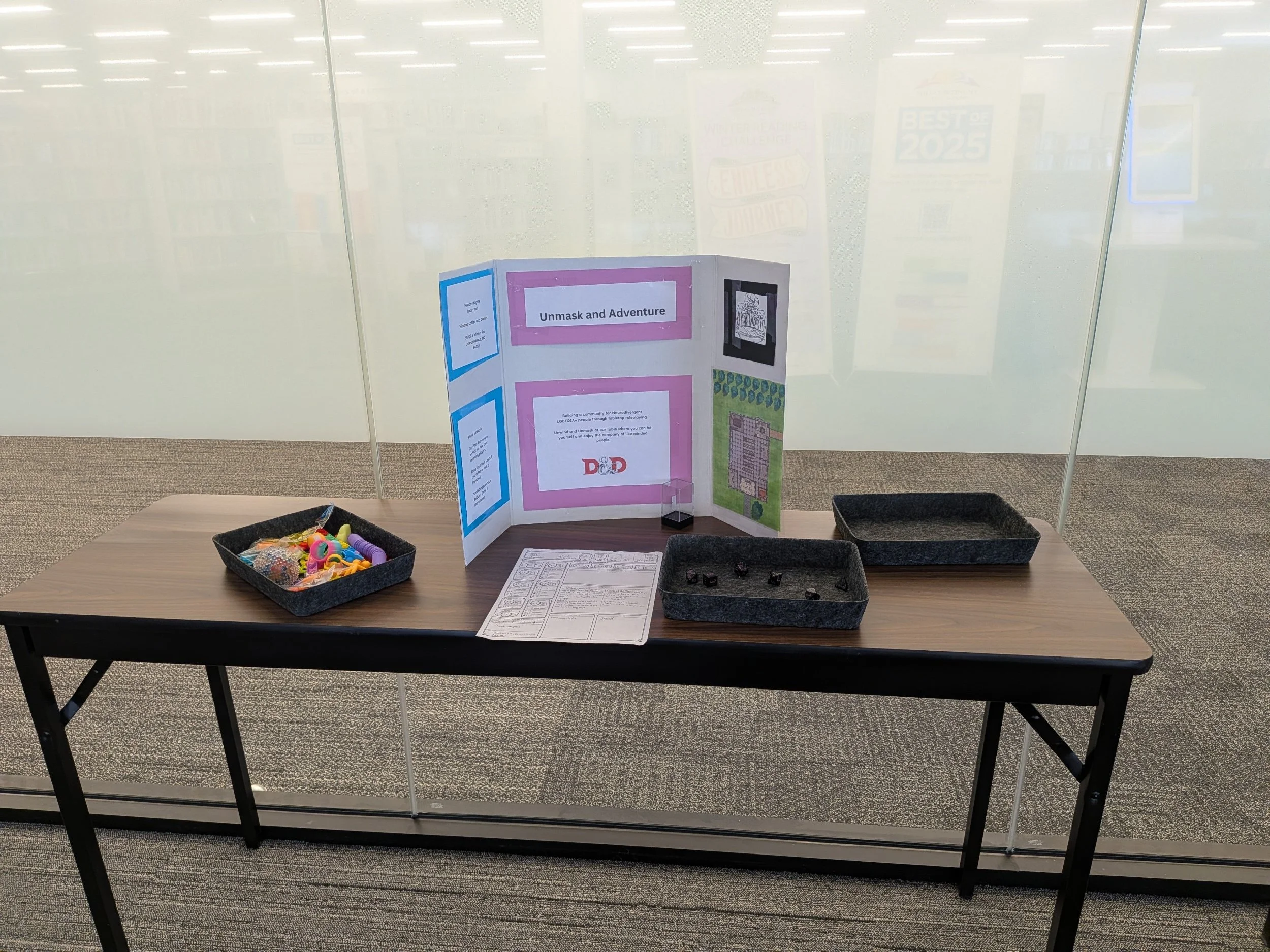 This was our first Pop Up Informational Meeting on Jan 24, 2026 Grandview Library 