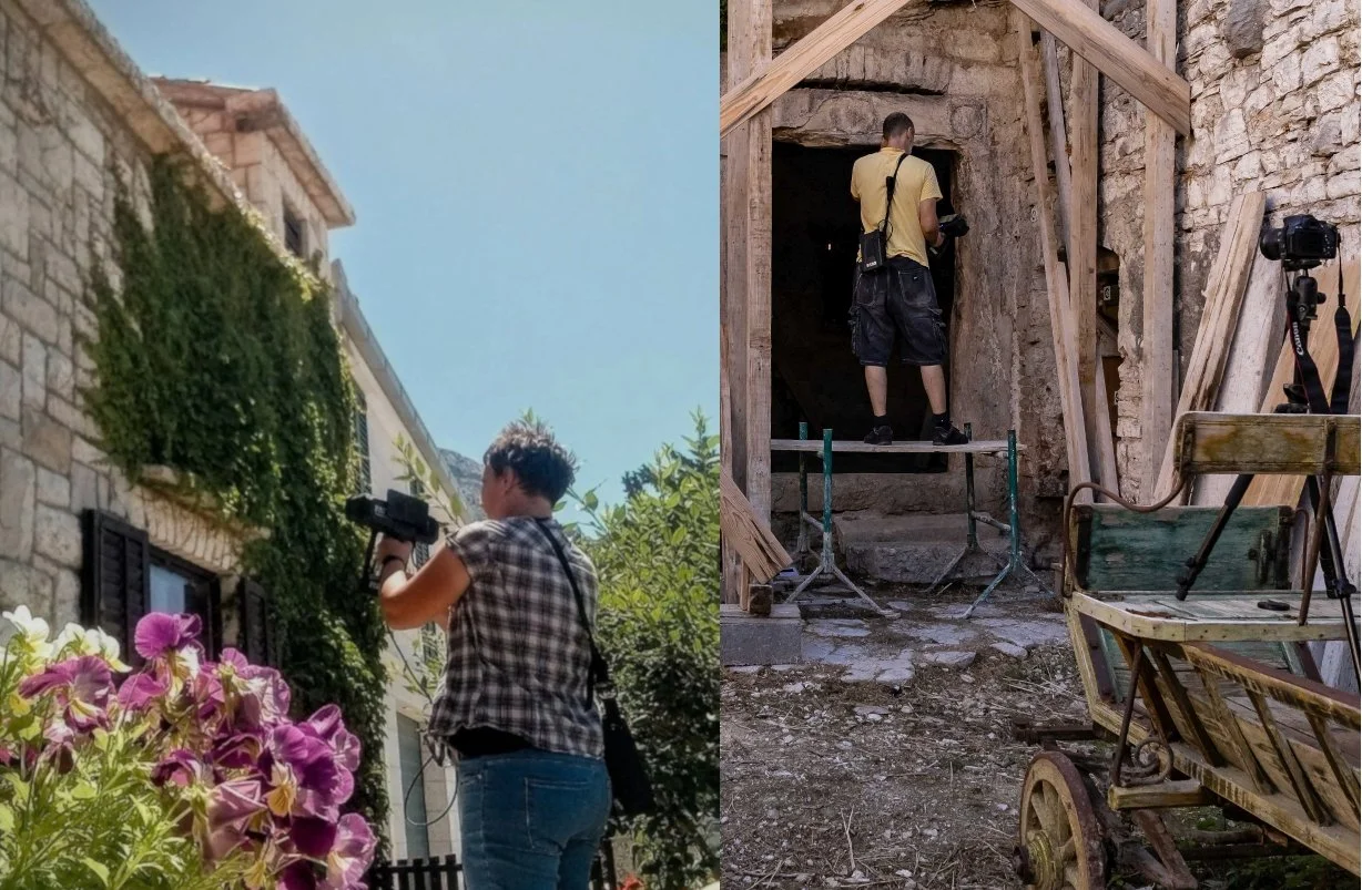Oranssi carpenter using bench saw