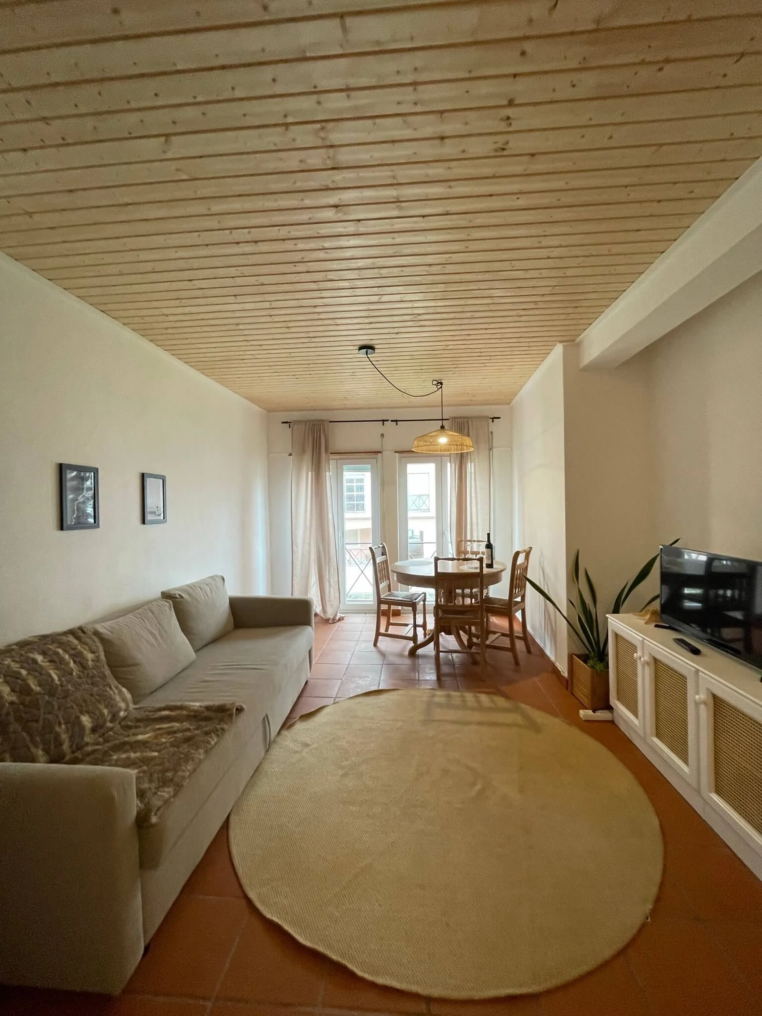 Wood-Panelled Ceiling