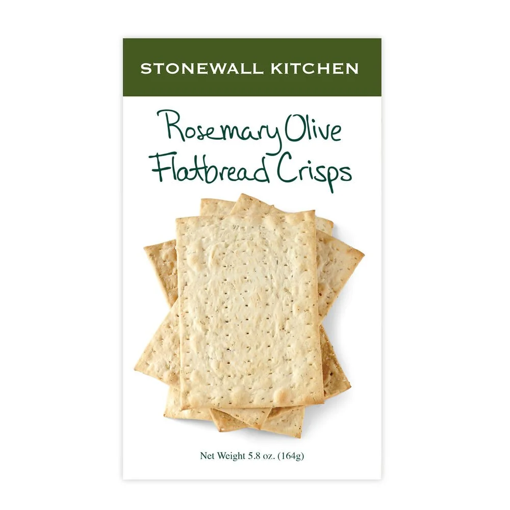 Stonewall Kitchen Rosemary Olive Flatbread Crisps