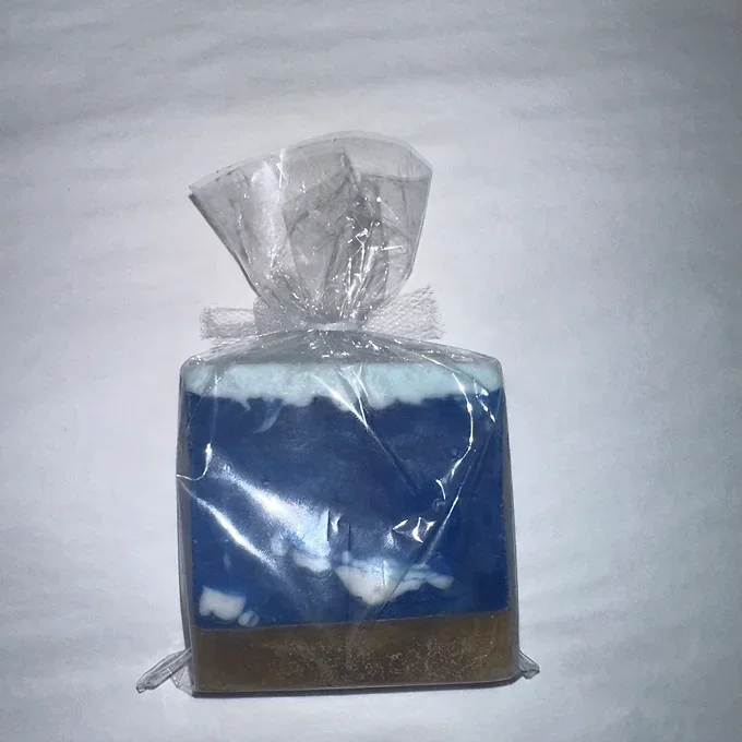 Pelican Bay Soap Blue & Gold