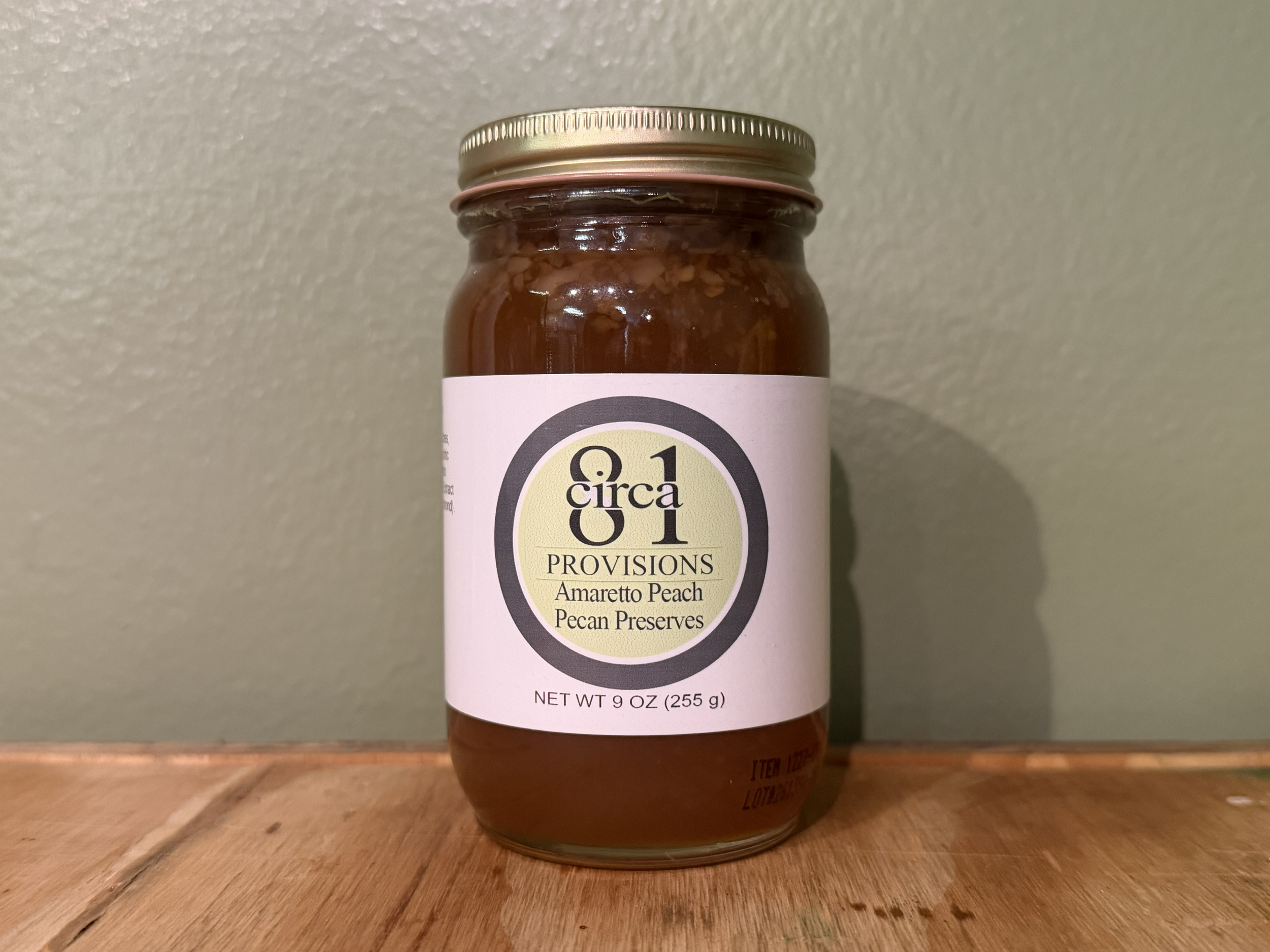 81 Provisions Amaretto Peach Pecan Preserves