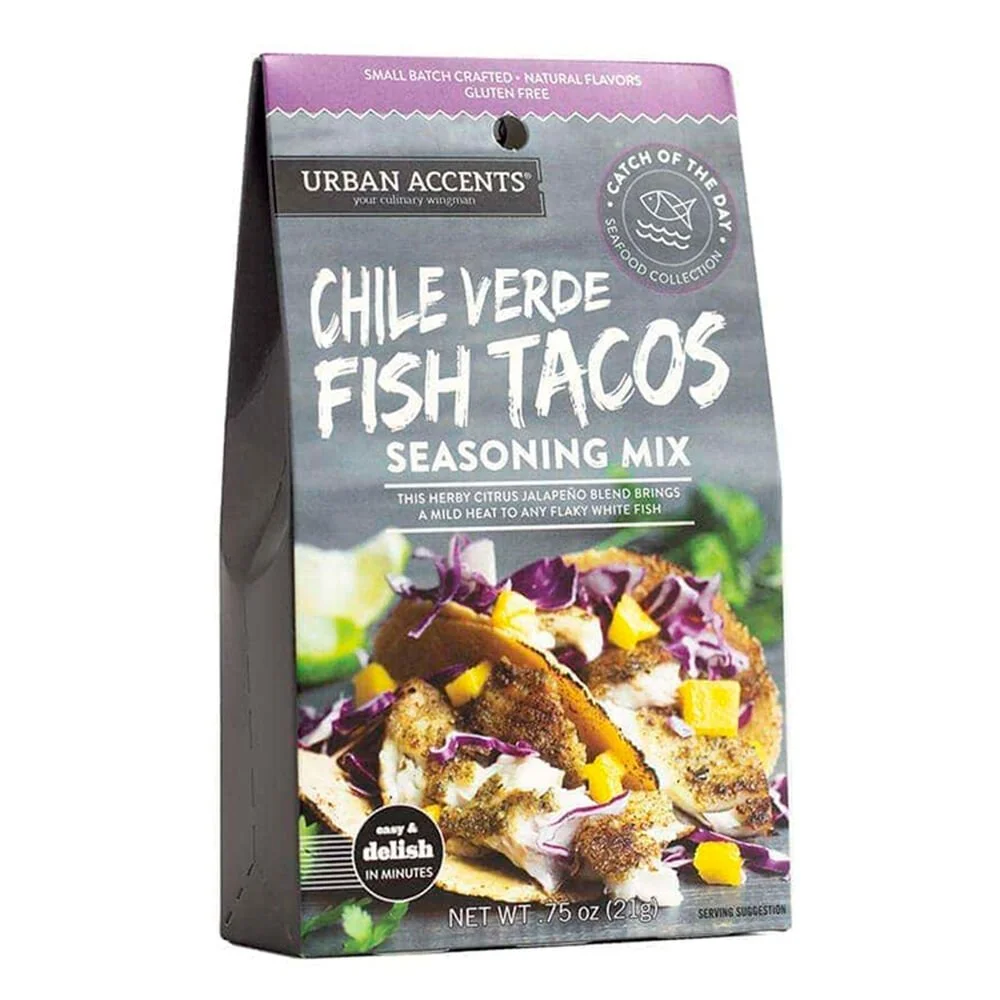 Urban Accents Chile Verde Fish Tacos Seasoning