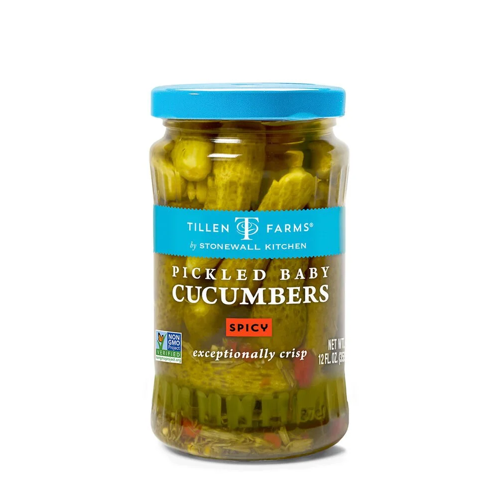 Stonewall Kitchen Spicy Pickled Baby Cucumbers