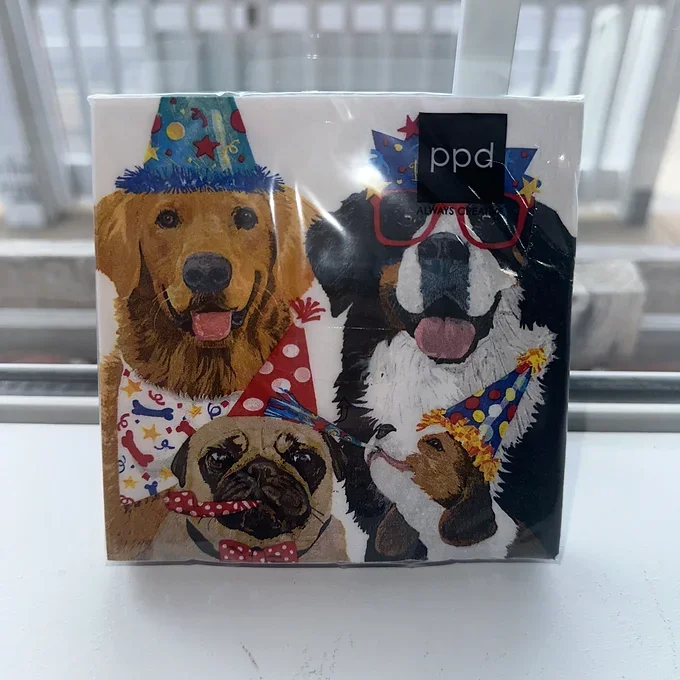 "Party Pooches" Cocktail Napkins