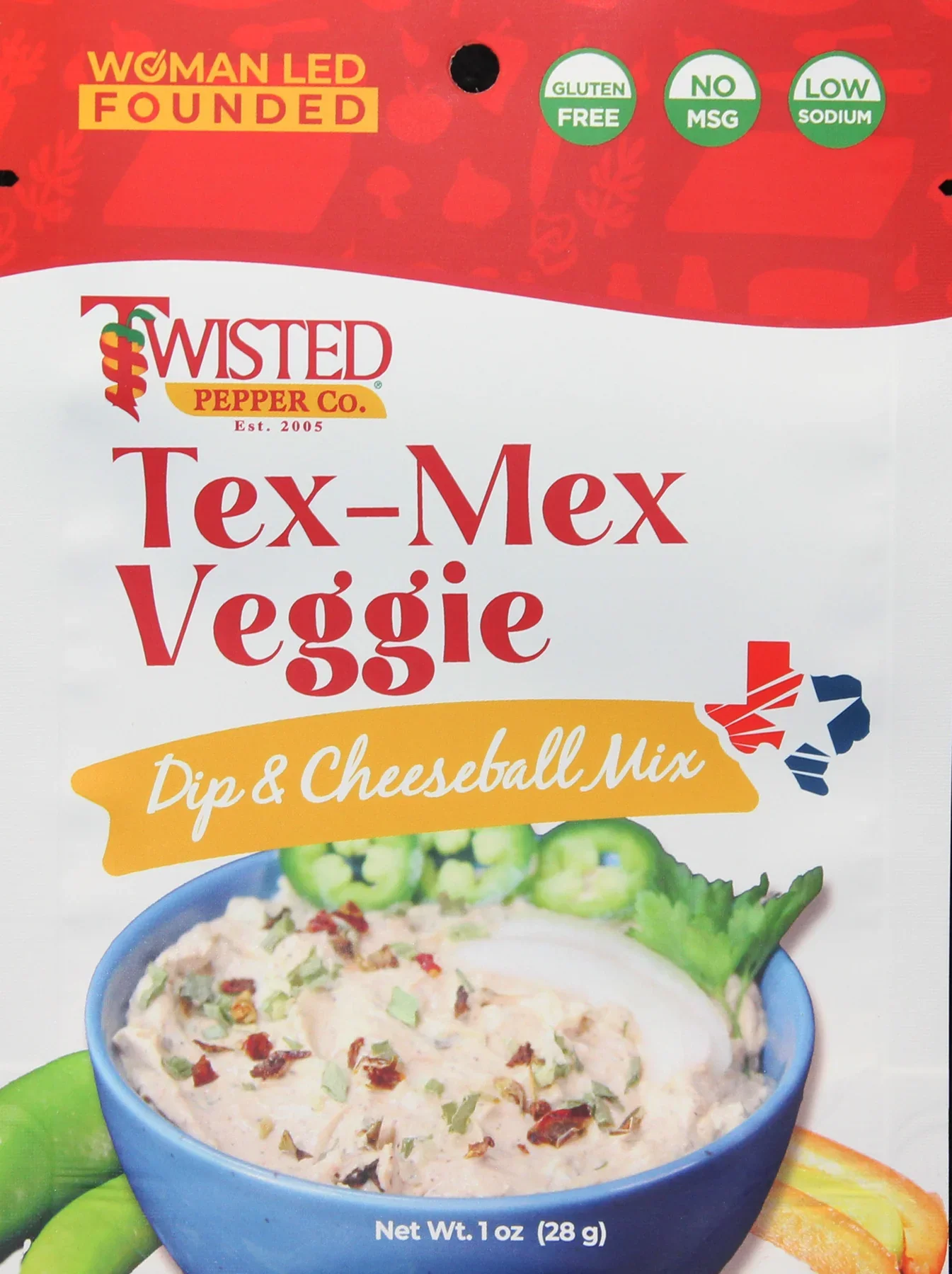 Twisted Pepper Tex-Mex Veggie Dip