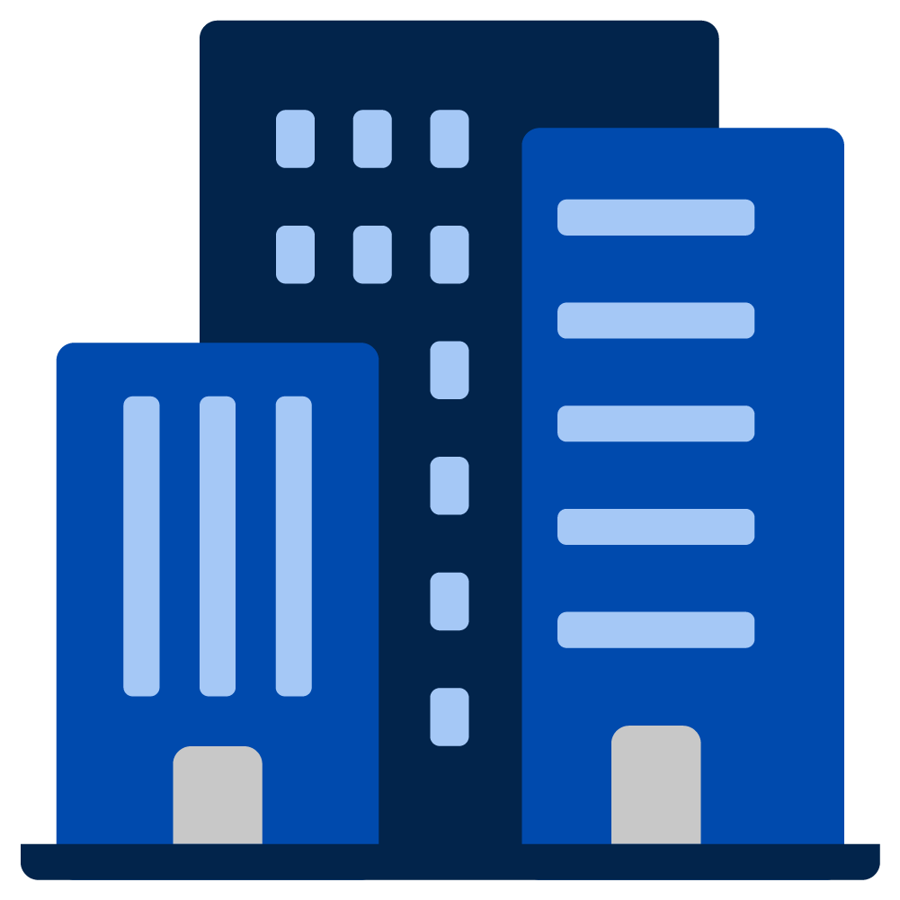 Industry-specific exposures building icon