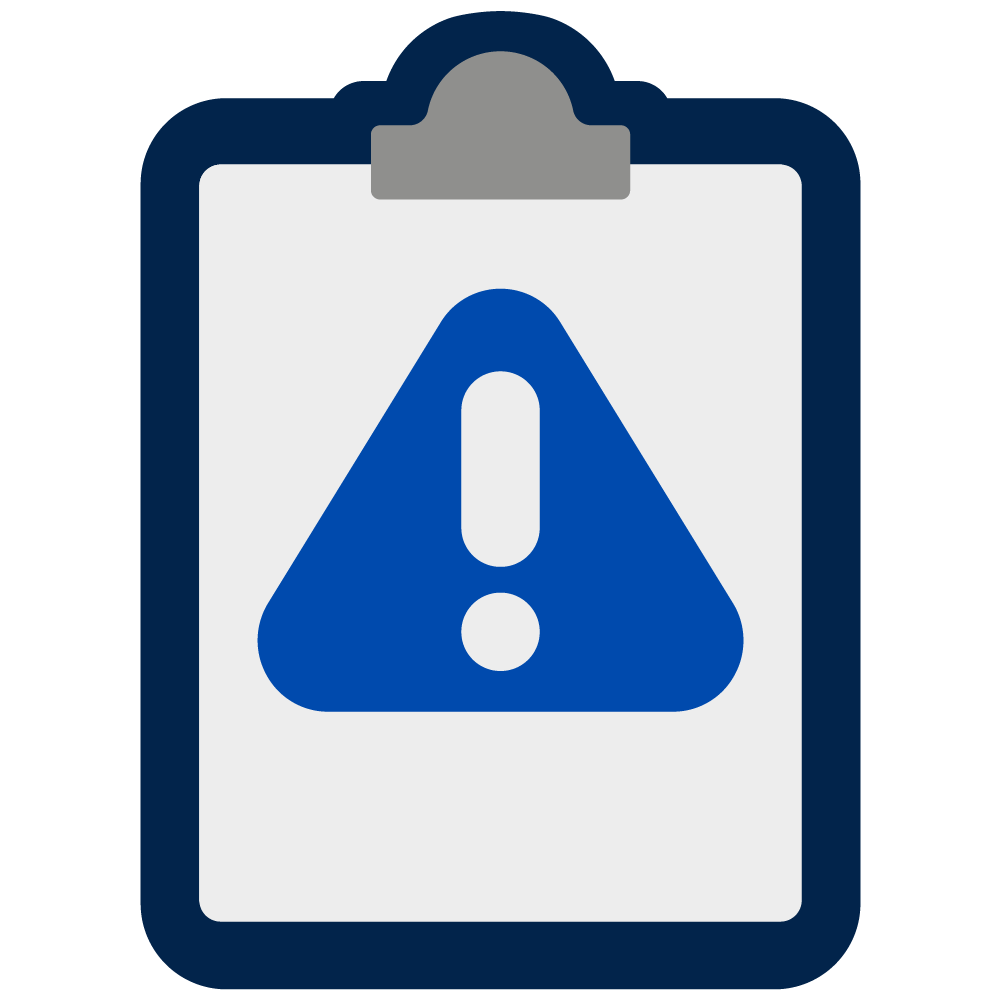 Practical risk evaluation frameworks icon