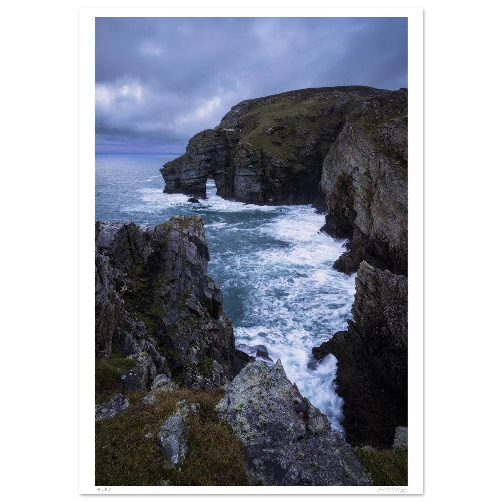 Temple Arch, Horn Head, Donegal - Premium Matte Paper Poster