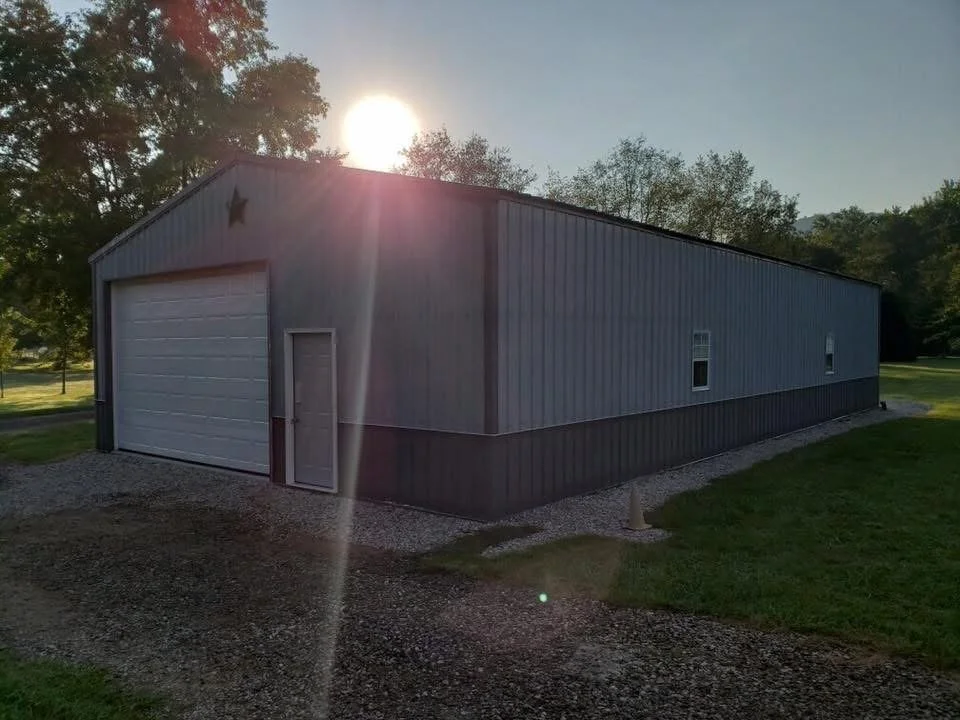 30x21 Steel Garage With One Door
