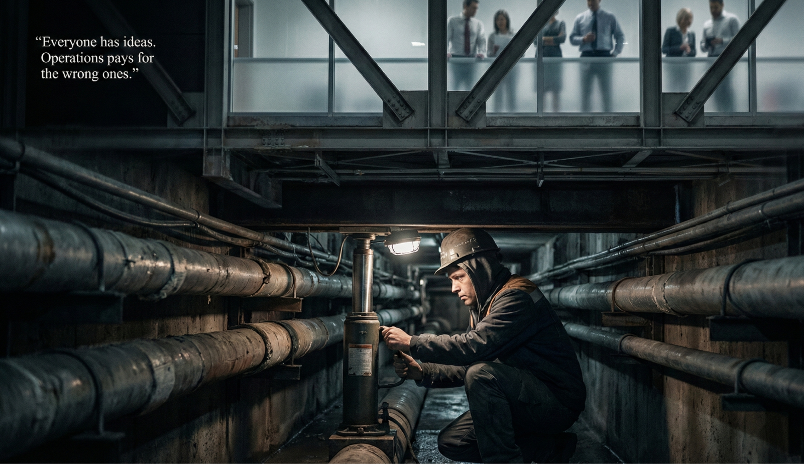 Everyone Has Ideas. Operations Pays for the Wrong Ones