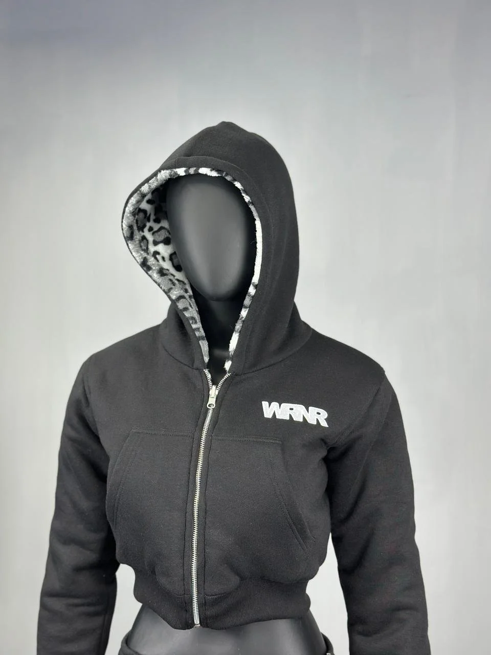 Reversal Leopard hoodie (Cropped)