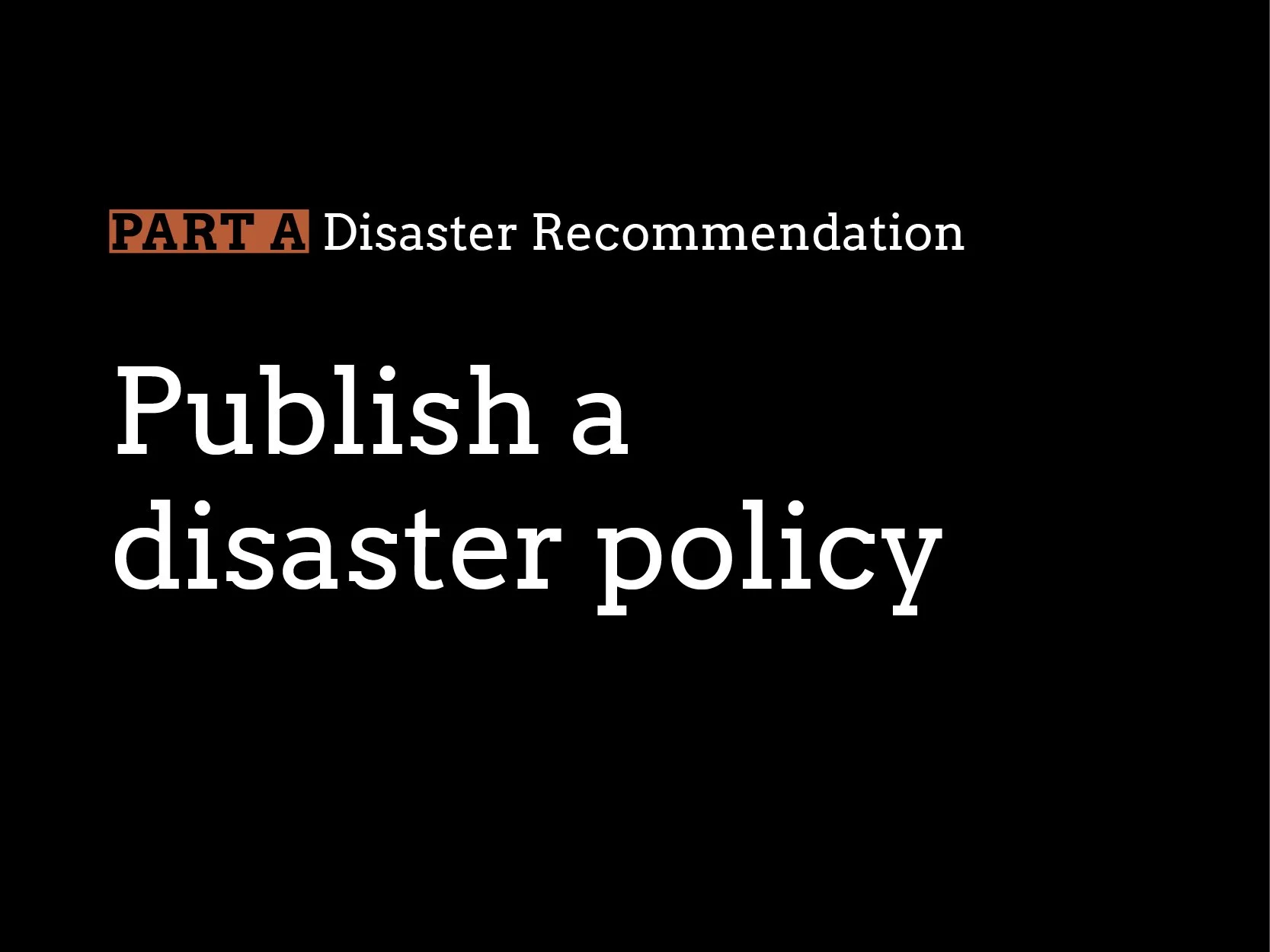 Recommendation 6