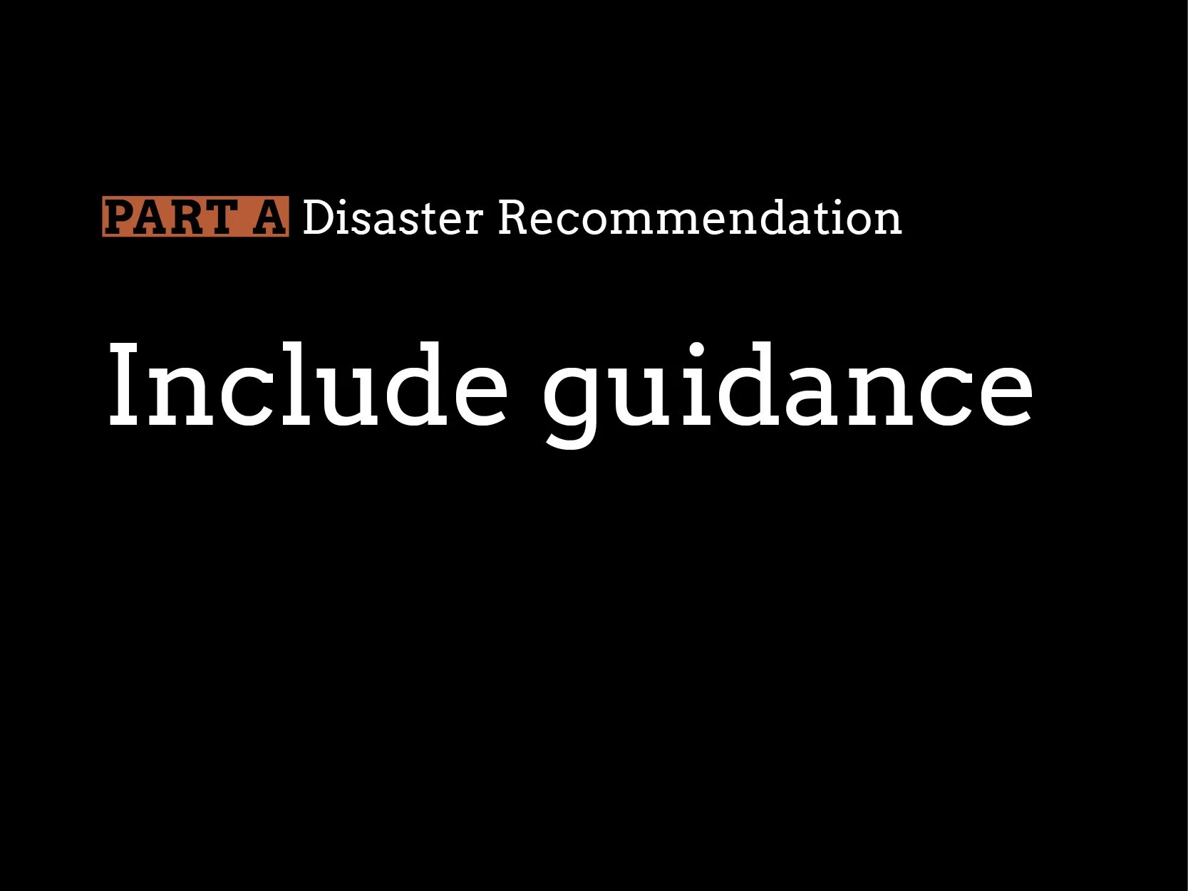 Recommendation 10